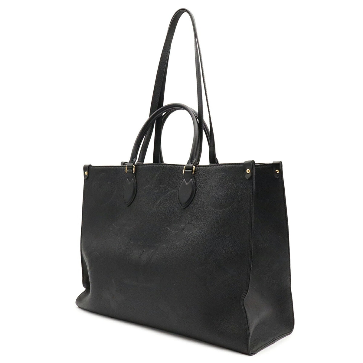 Louis Vuitton Black Noir Monogram Empreinte Shoulder Bag Tote Bag (Pre-Owned)