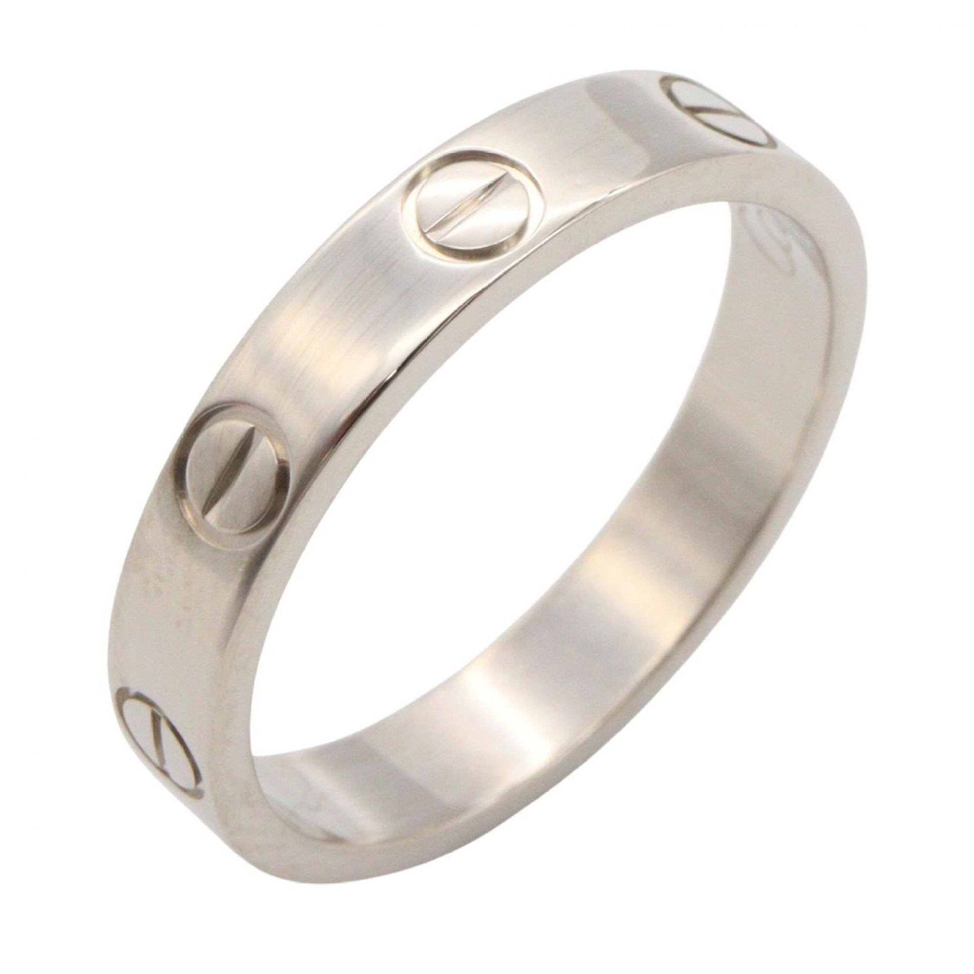 Cartier Silver White Gold (18K) Band Ring (Pre-Owned)