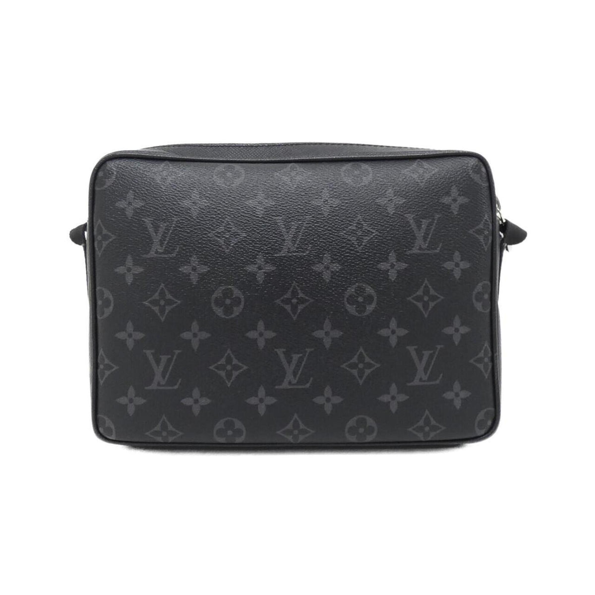 Louis Vuitton Black Coated Canvas Leather Shoulder Bag (Pre-Owned)