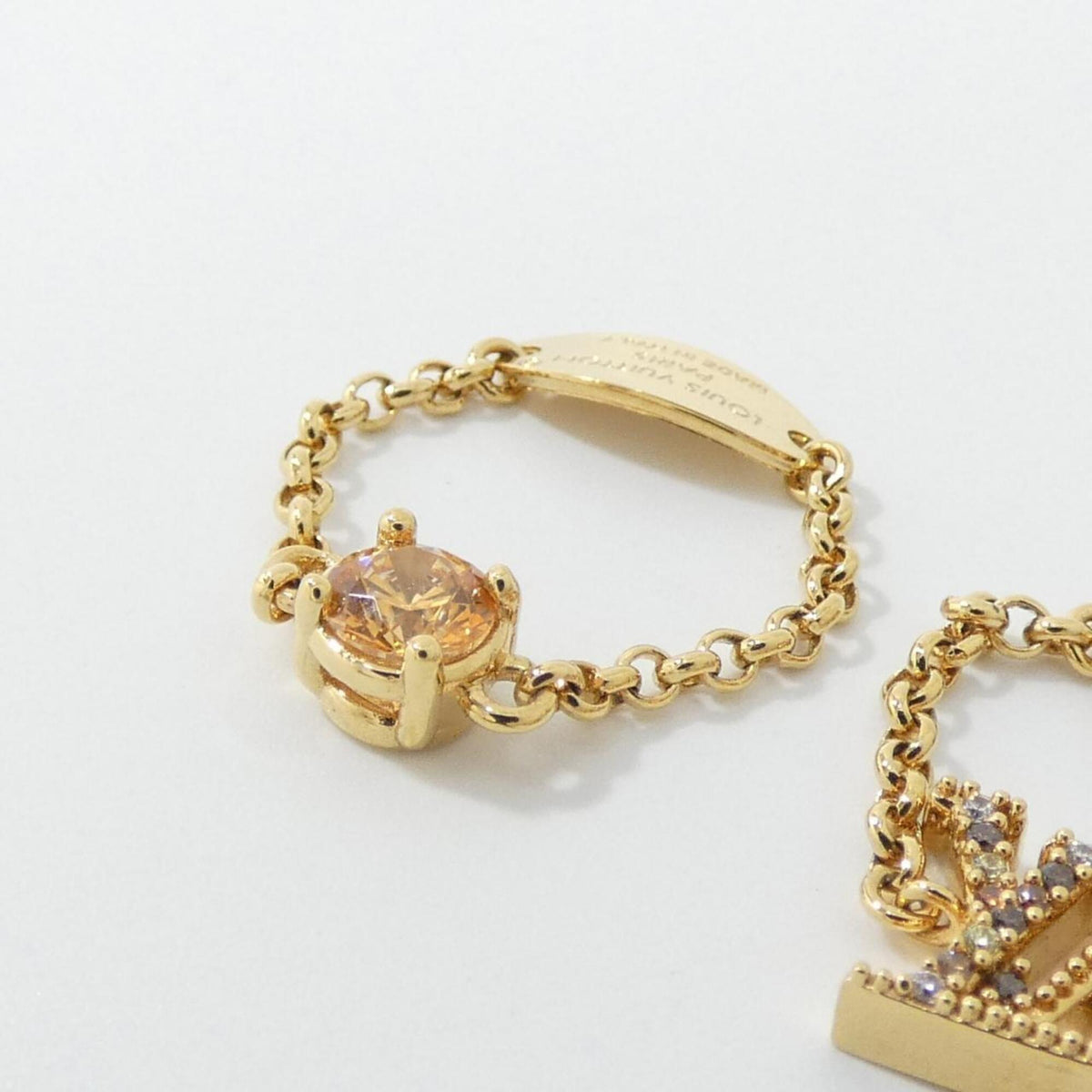 Louis Vuitton Gold Band Ring (Pre-Owned)