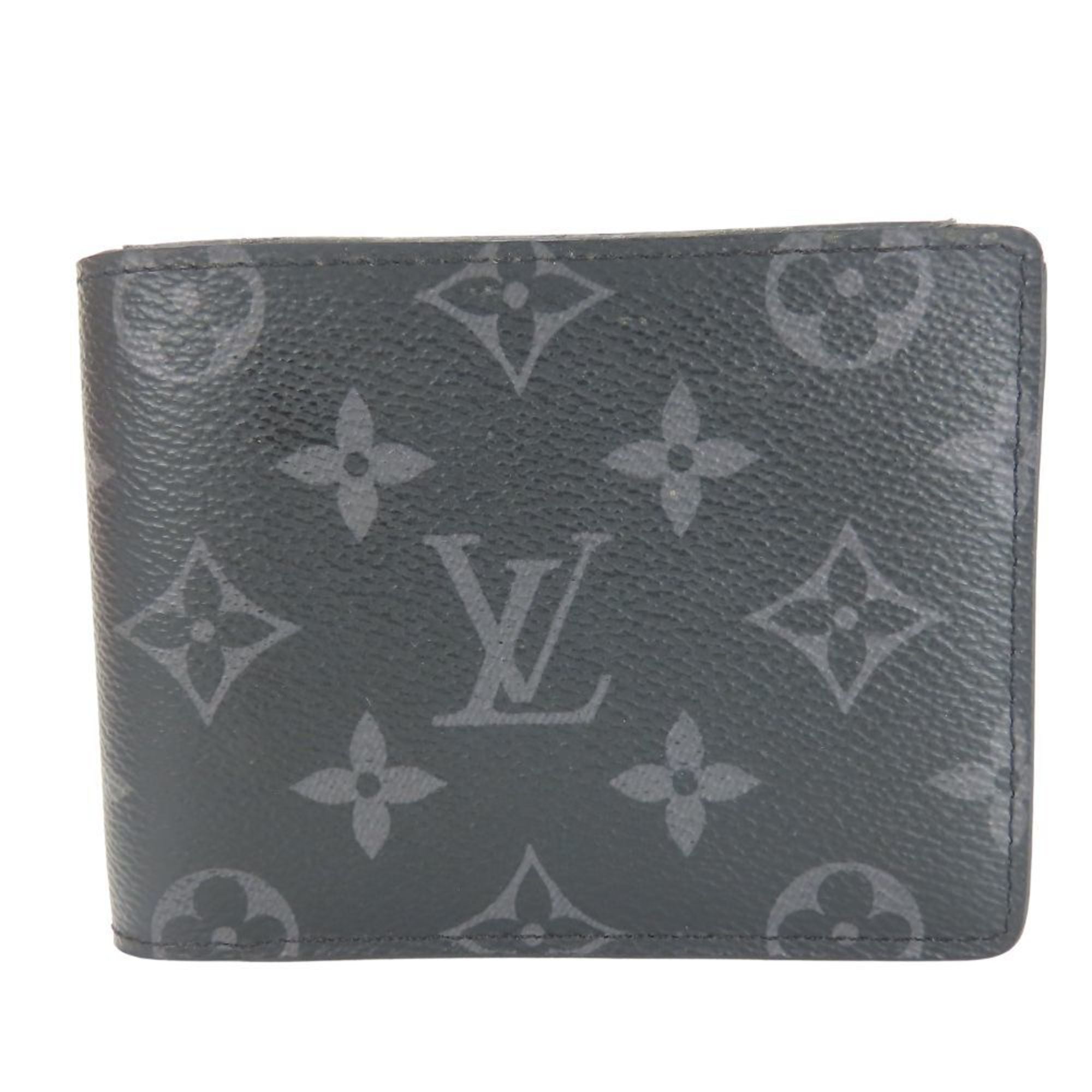 Louis Vuitton Black Monogram Eclipse Wallet (Bi-Fold) (Pre-Owned)