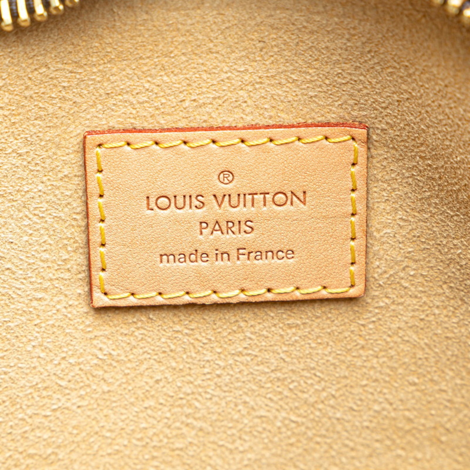 Louis Vuitton Brown Pvc Leather Shoulder Bag Tote Bag (Pre-Owned)