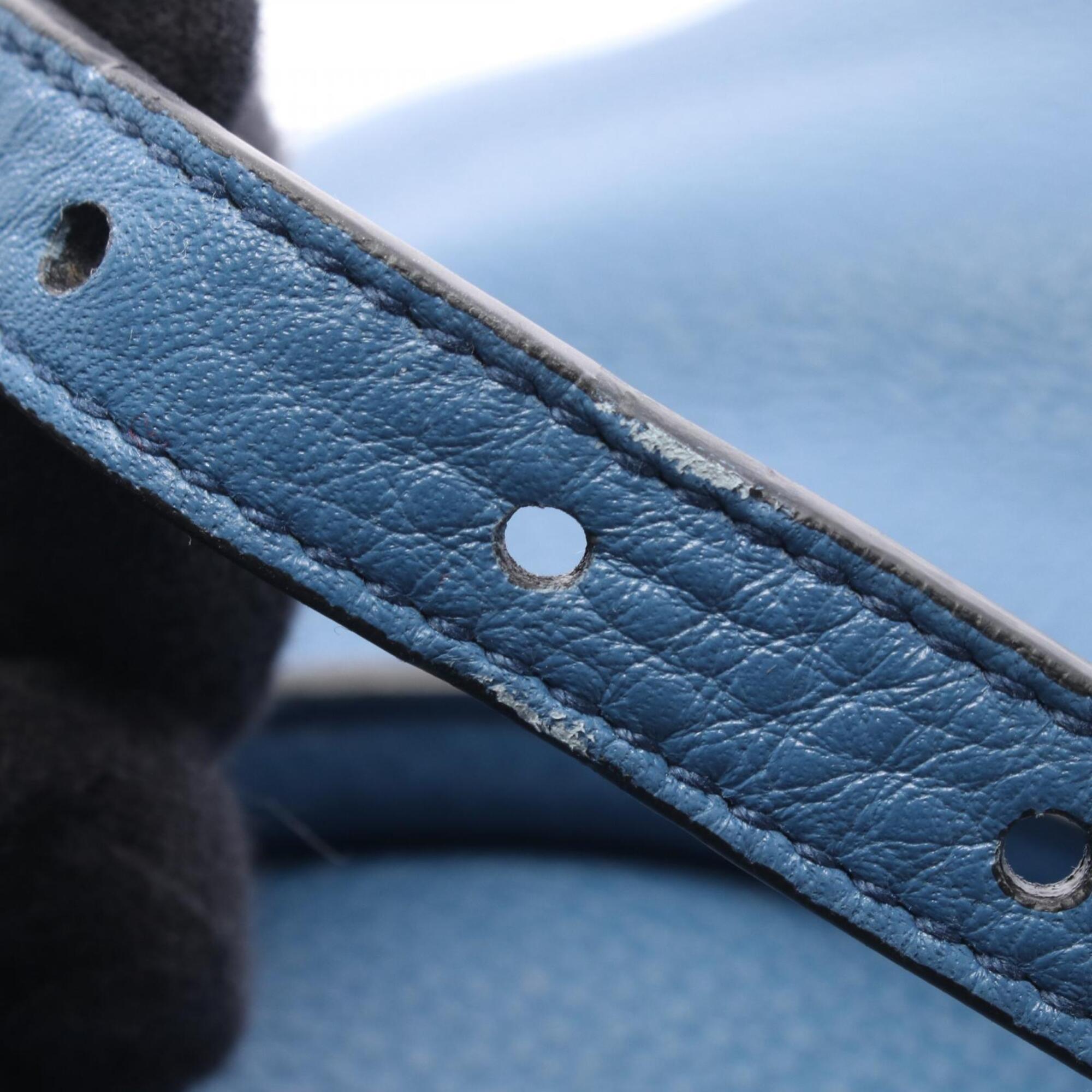 Prada Blue Leather Handbag (Pre-Owned)
