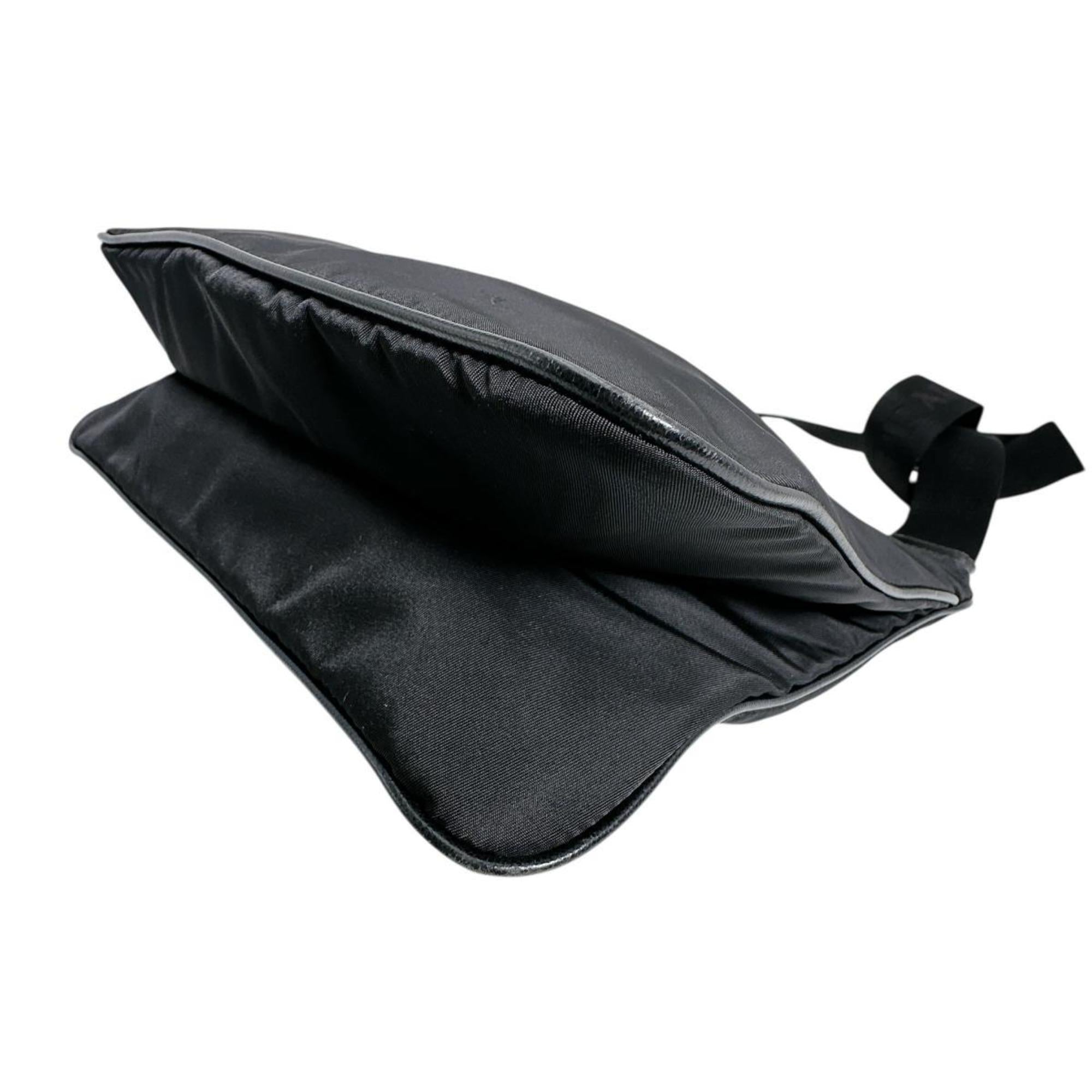 Prada Black Nylon Shoulder Bag Sling Bag (Pre-Owned)