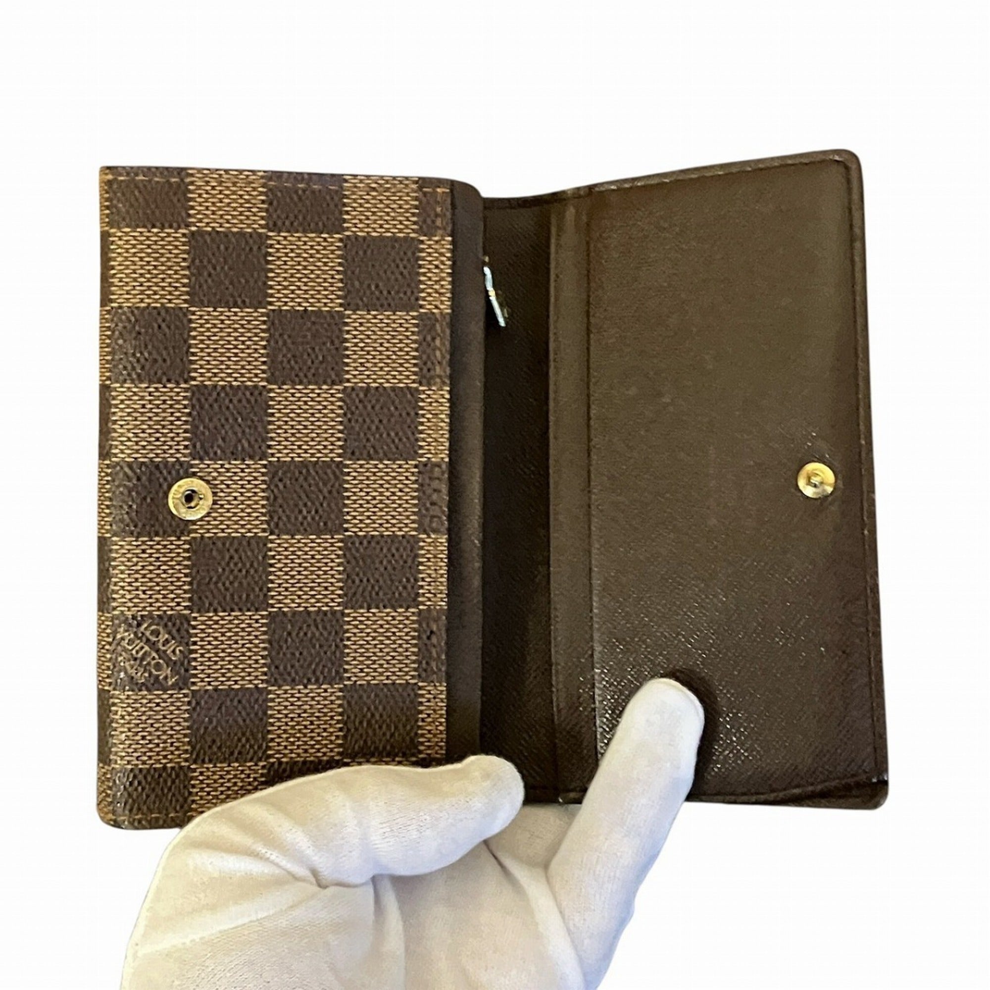 Louis Vuitton Damier Damier Canvas Wallet (Bi-Fold) (Pre-Owned)