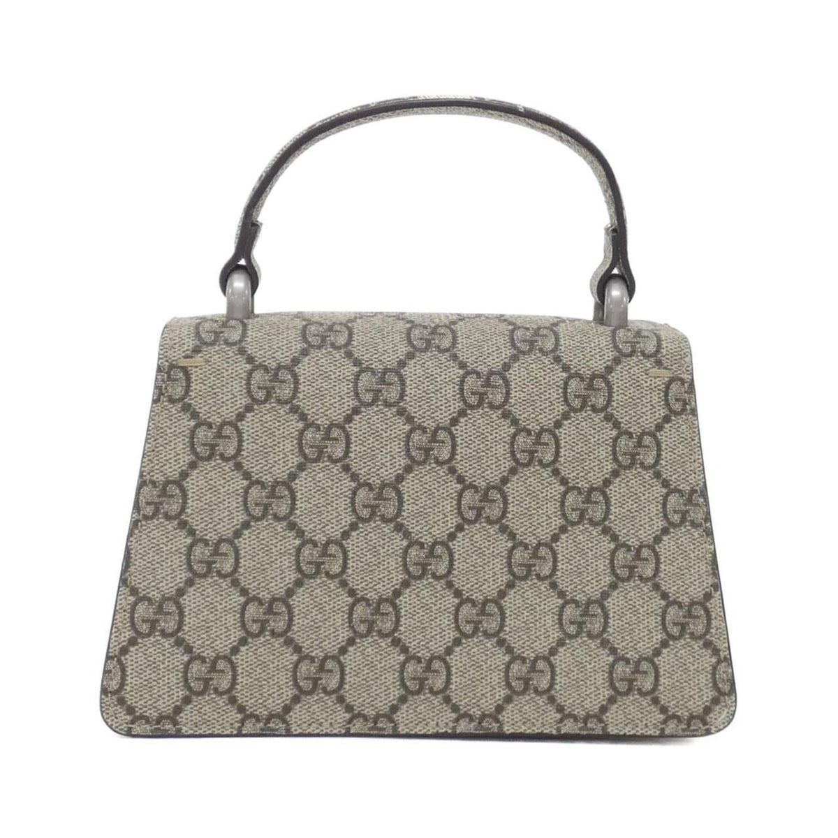 Gucci Beige Gg Supreme Canvas Handbag (Pre-Owned)