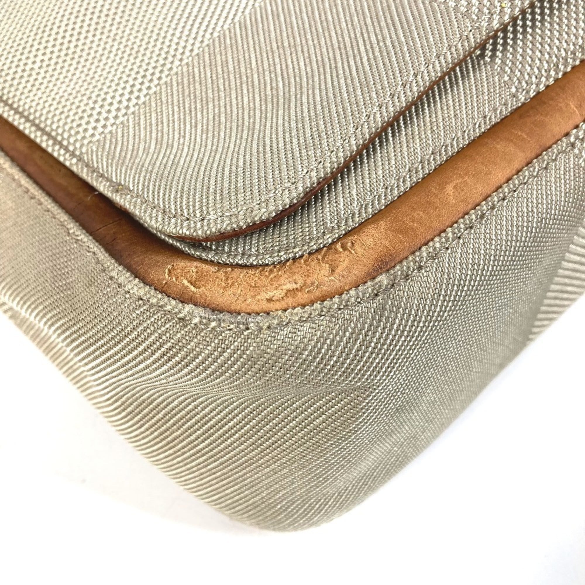 Louis Vuitton Galle Khaki Sable Damier Geant Shoulder Bag (Pre-Owned)