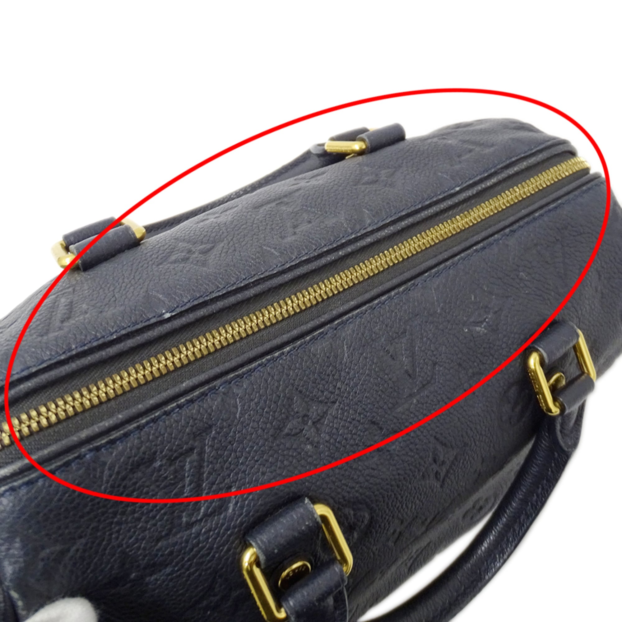Louis Vuitton Infini Navy Monogram Empreinte Handbag Shoulder Bag (Pre-Owned)