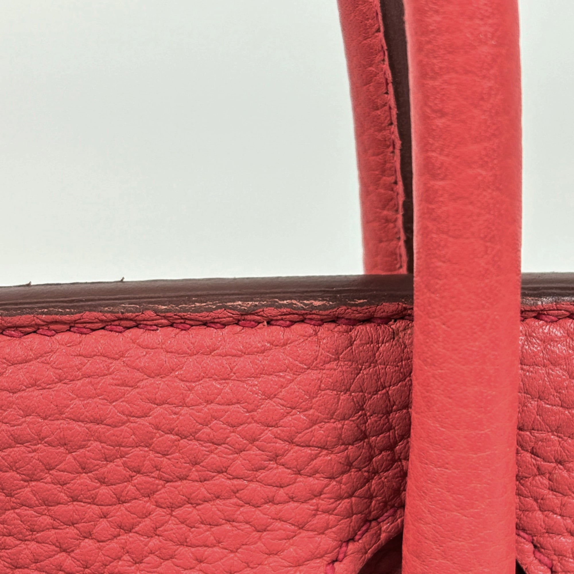 Hermes Bougainvillier Taurillon Clemence Leather Handbag (Pre-Owned)