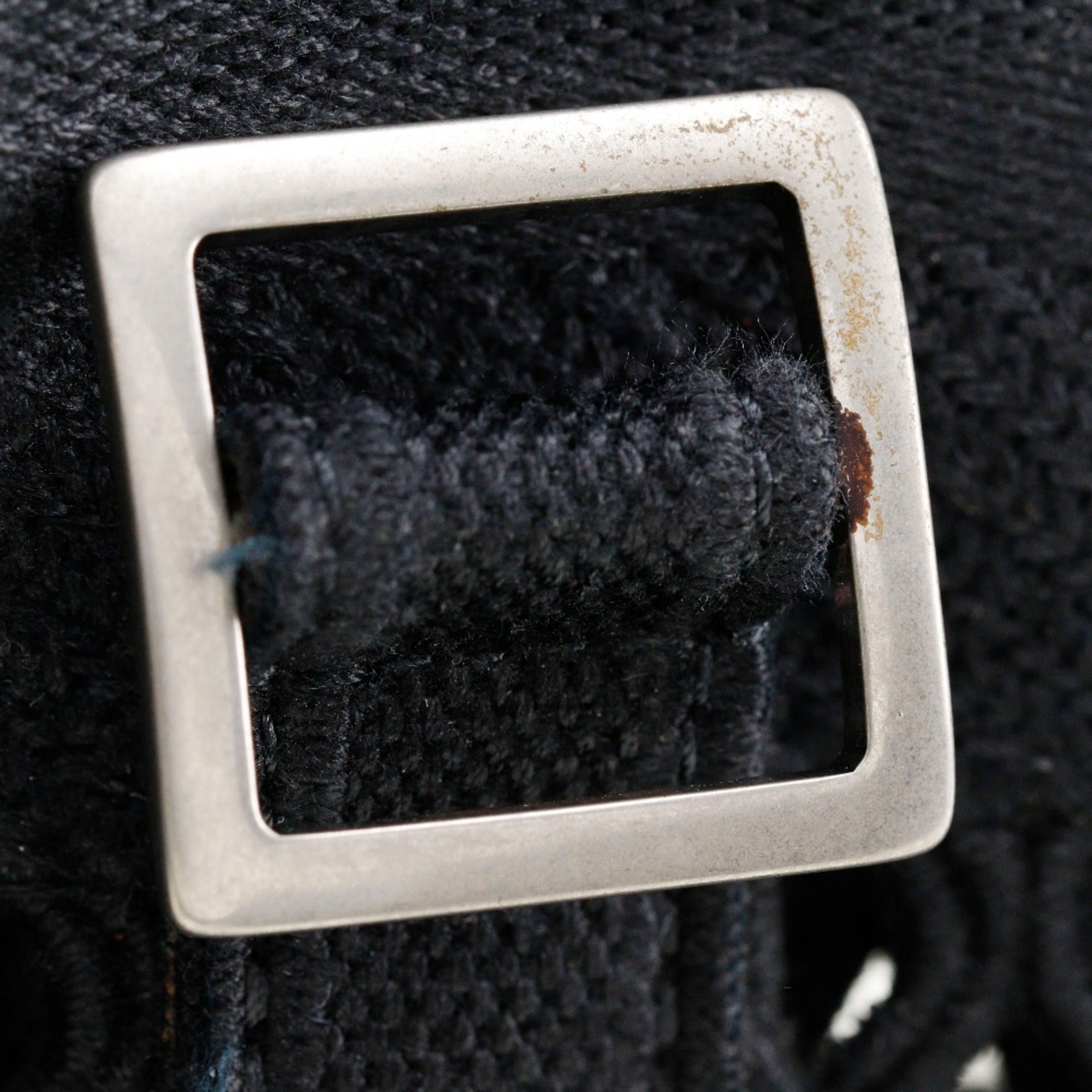 Christian Dior Black Mesh Messenger Bag Shoulder Bag (Pre-Owned)