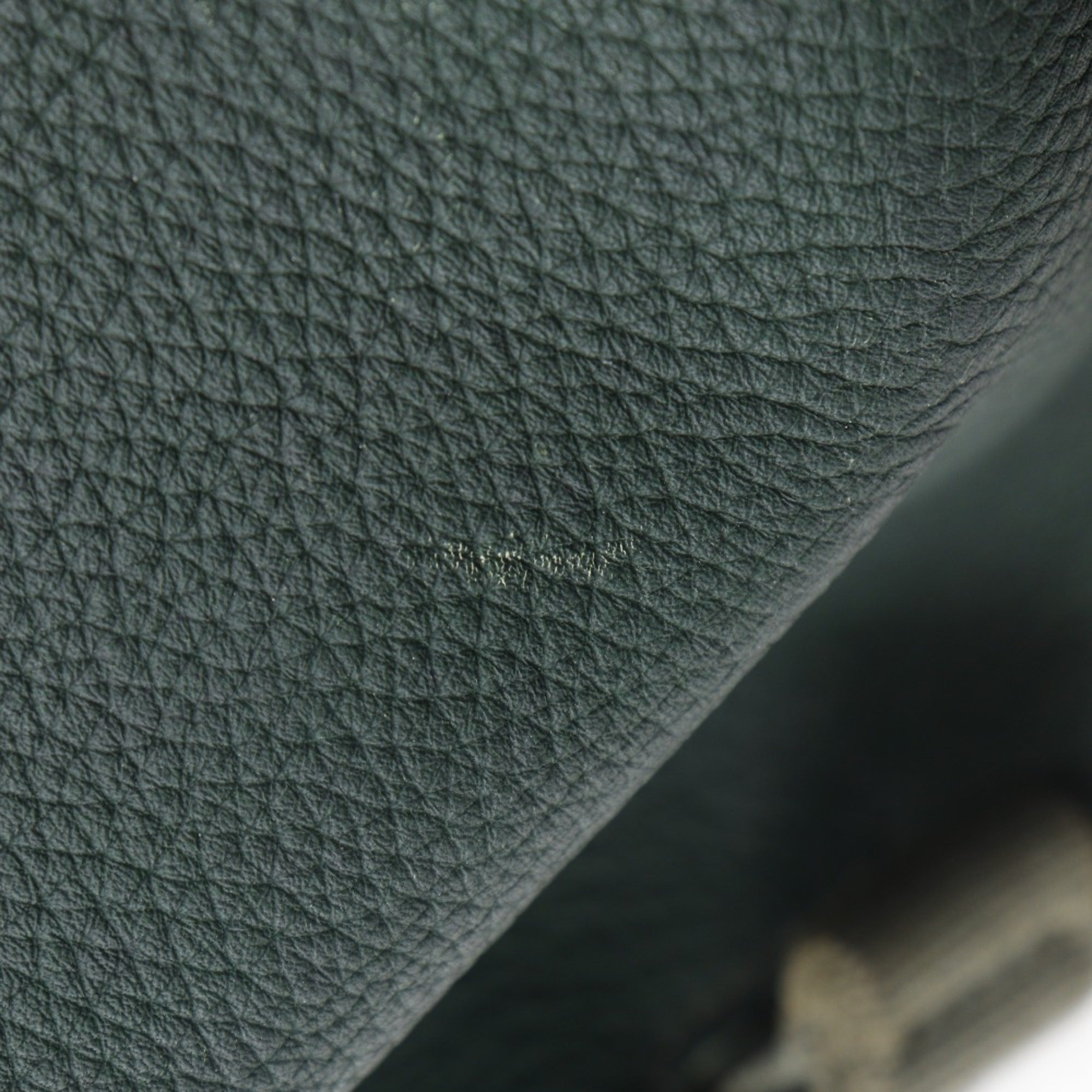 Hermes Green Leather Backpack (Pre-Owned)