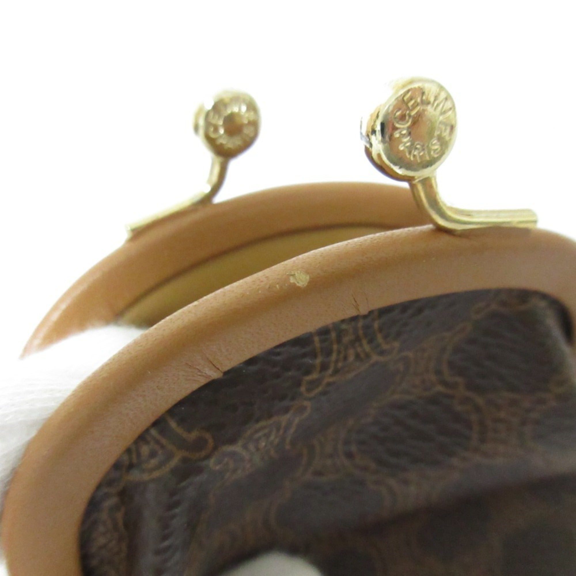 Celine Brown Coin Purse/Coin Case (Pre-Owned)