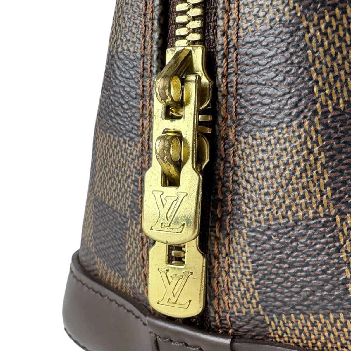 Louis Vuitton Damier Canvas Ebene Damier Canvas Handbag (Pre-Owned)