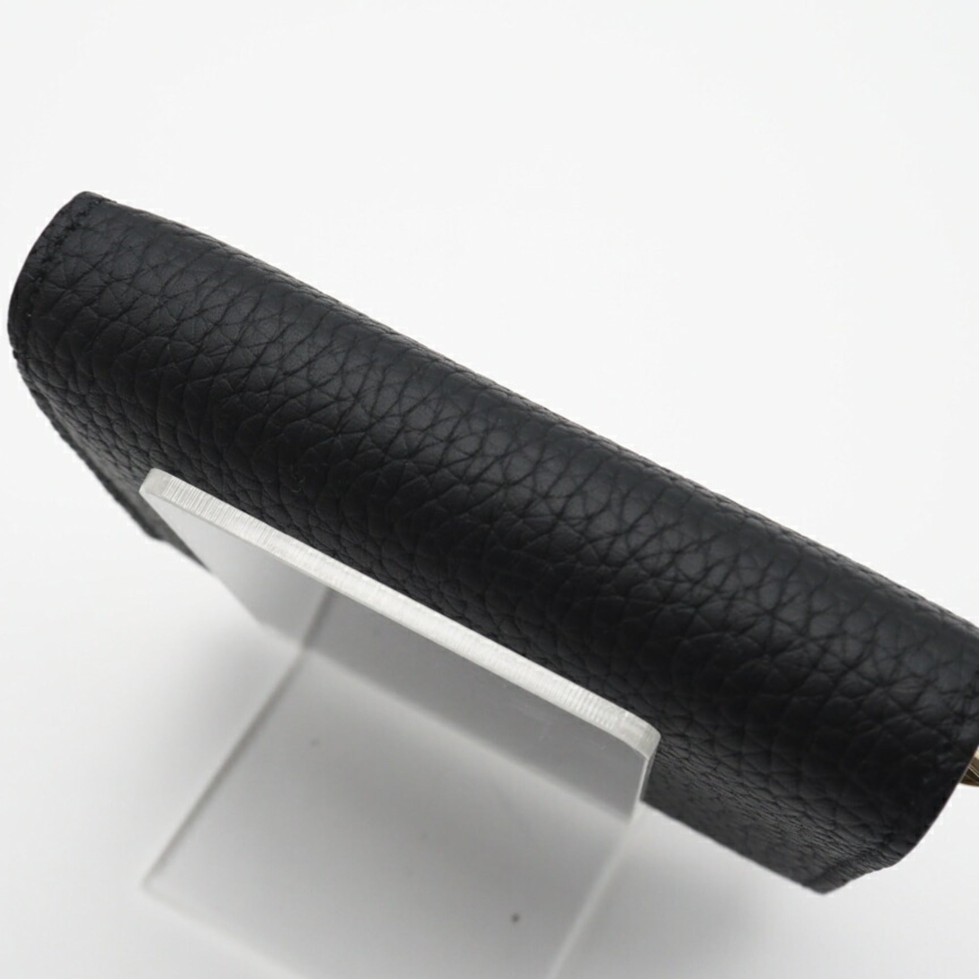 Louis Vuitton Taurillon Black Leather Wallet (Bi-Fold) (Pre-Owned)
