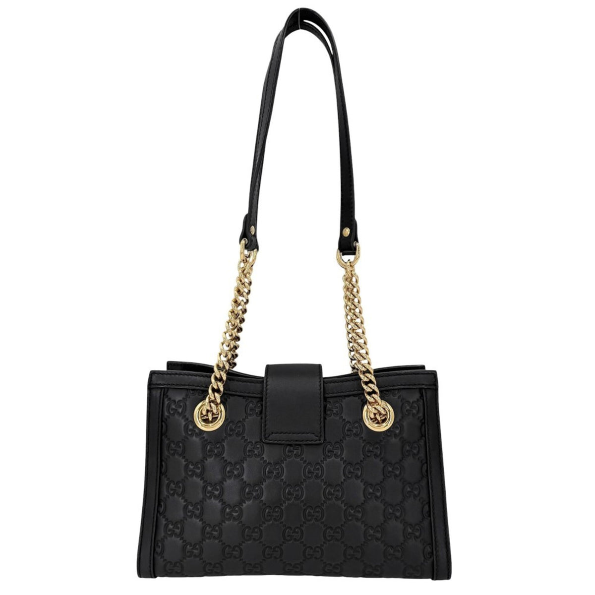 Gucci Black Leather Shoulder Bag (Pre-Owned)
