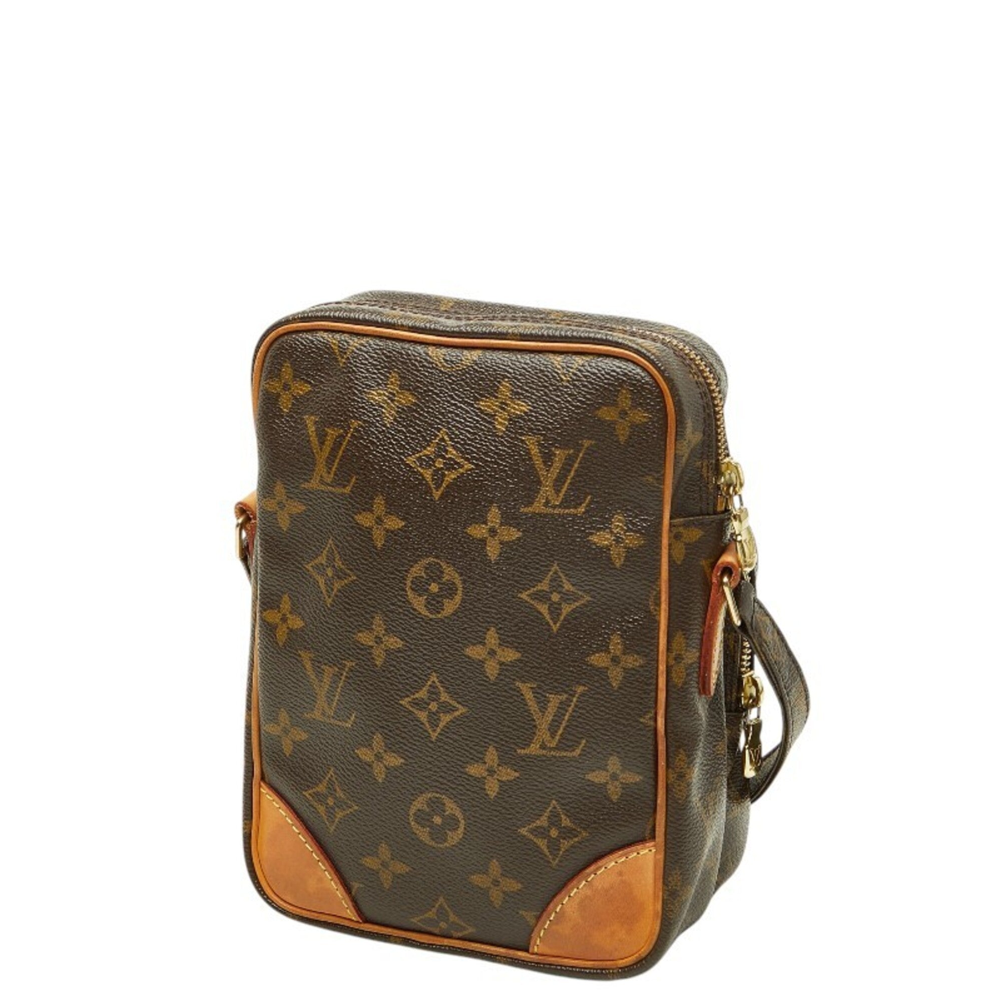 Louis Vuitton Brown Pvc Leather Shoulder Bag (Pre-Owned)