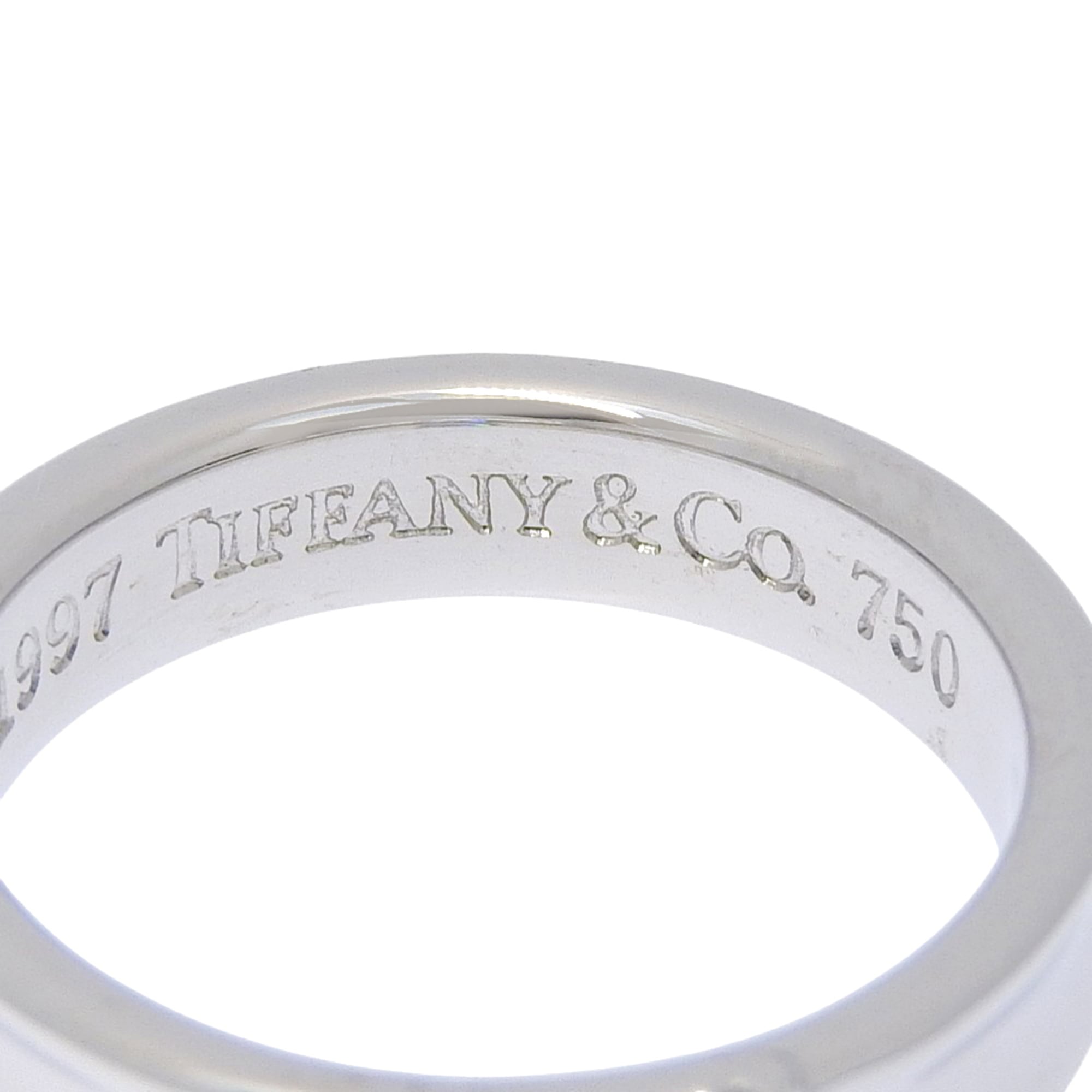 Tiffany White Gold (18K) Band Ring (Pre-Owned)