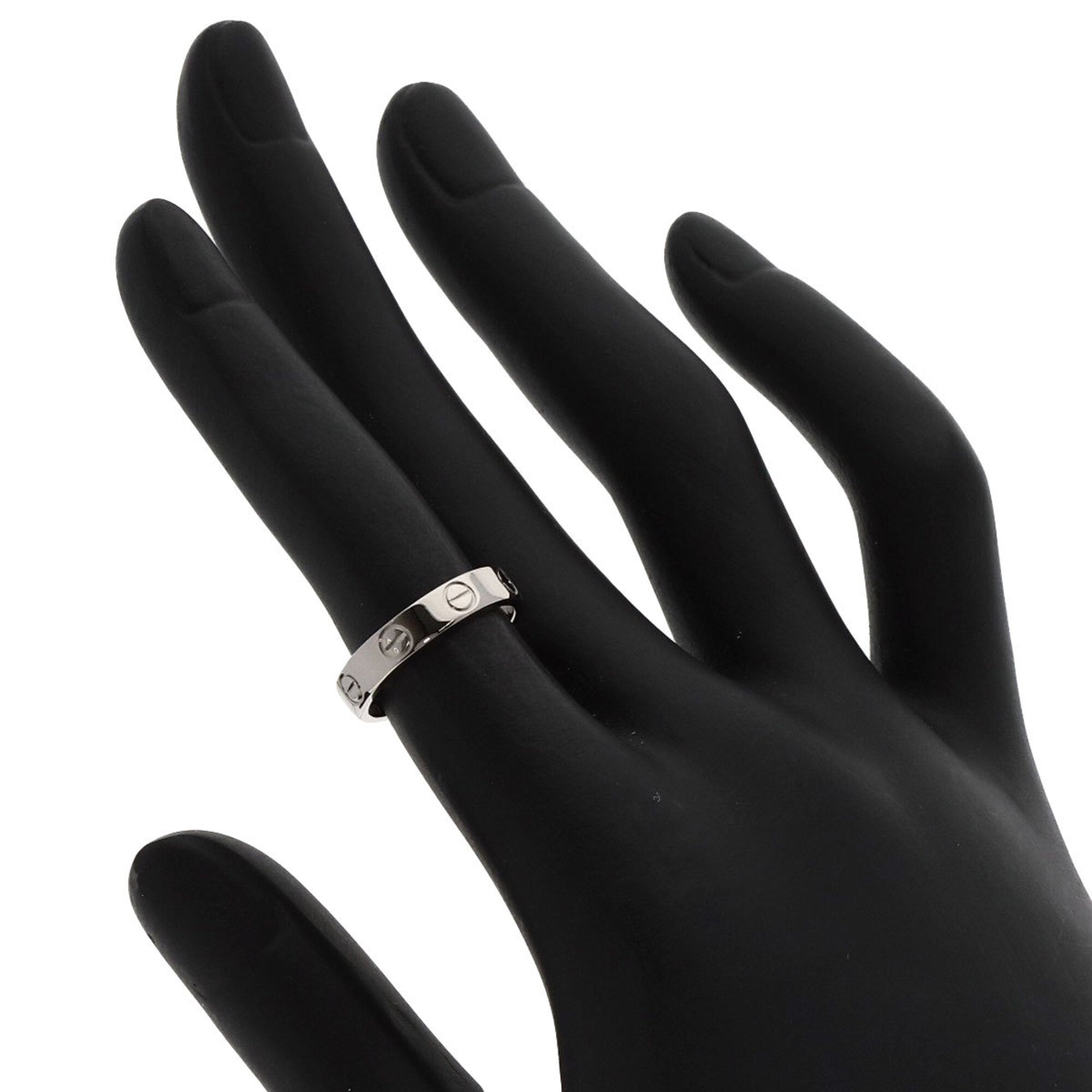 Cartier White Gold White Gold (18K) Band Ring (Pre-Owned)