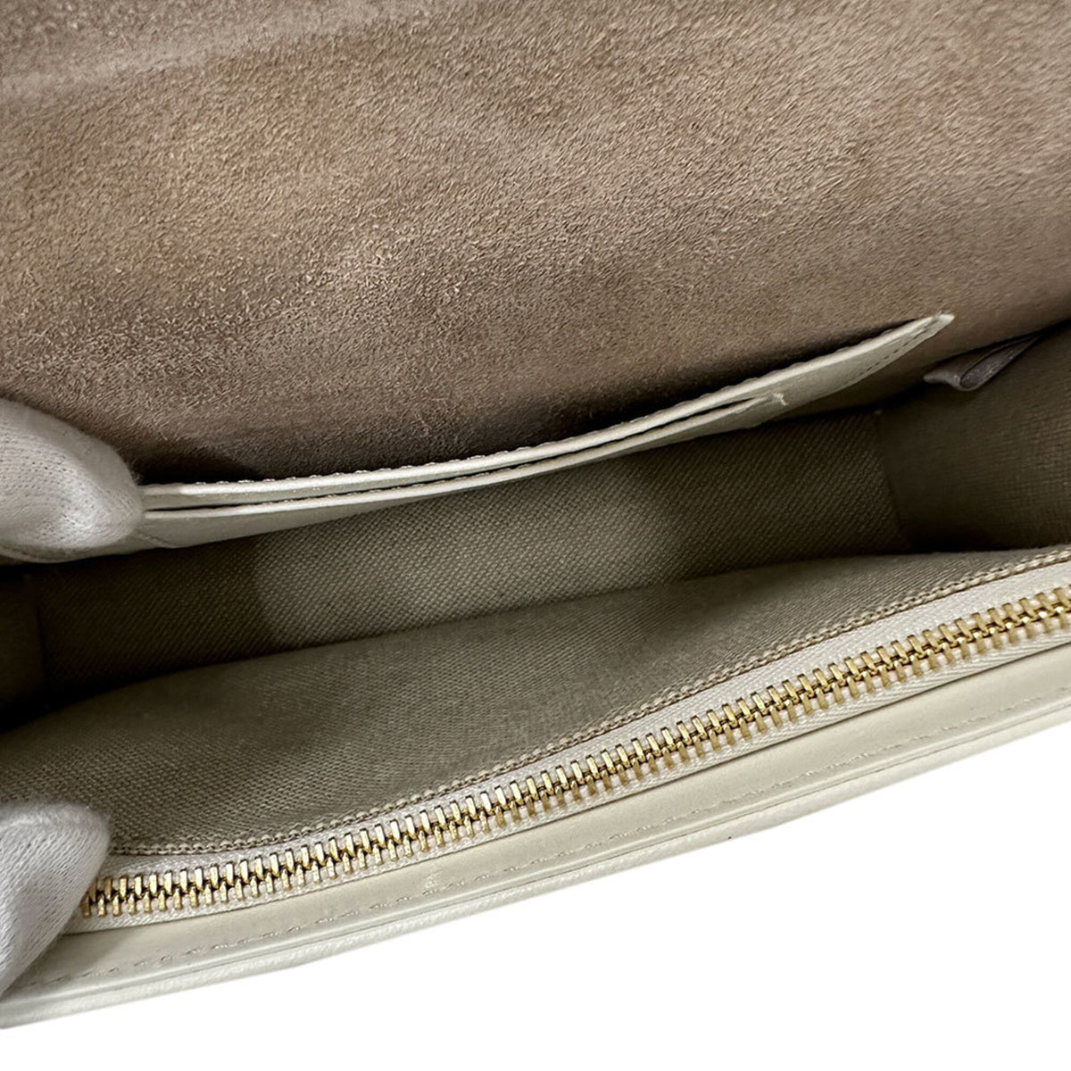 Jimmy Choo White Leather Handbag Shoulder Bag (Pre-Owned)