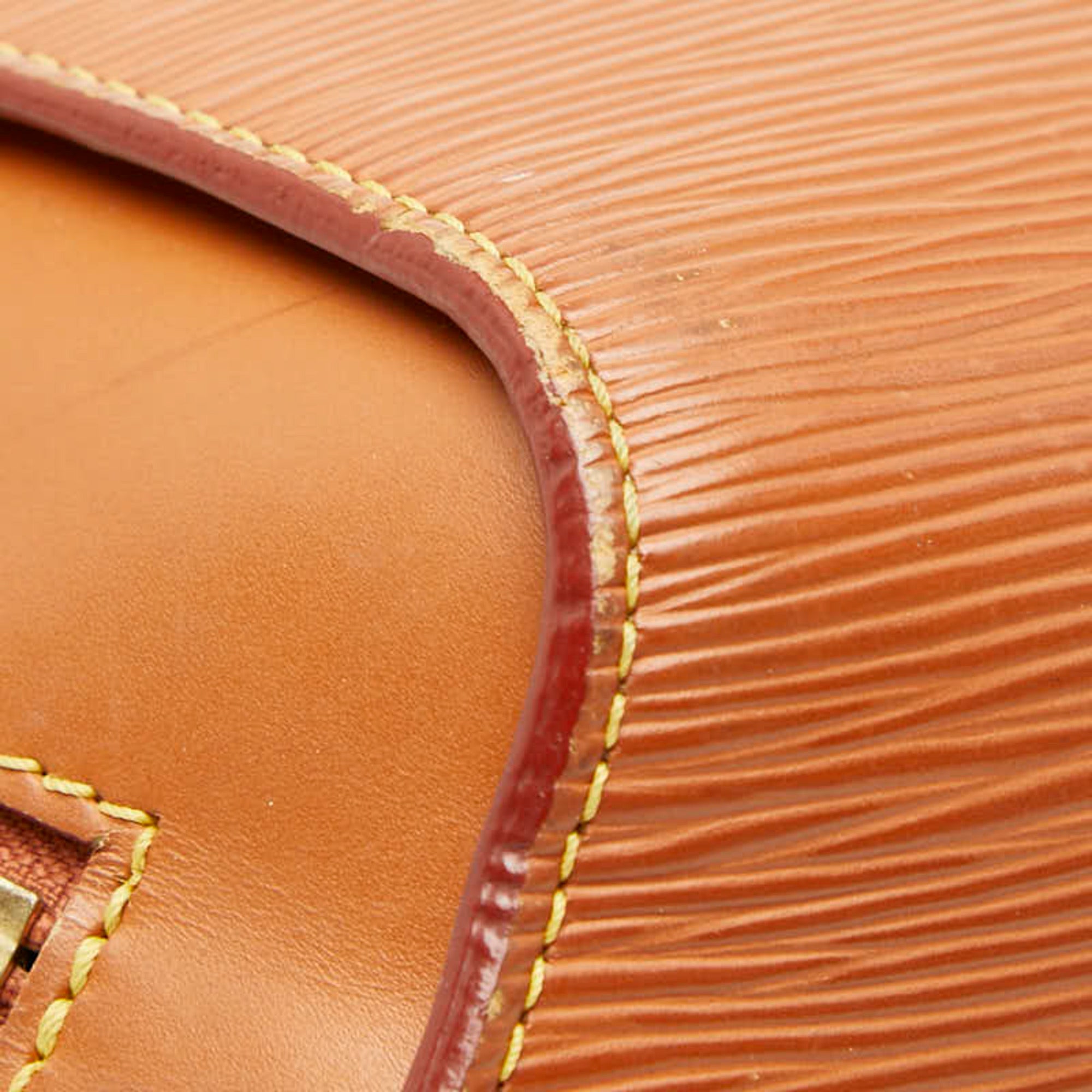 Louis Vuitton Brown Gold Cipango Leather Backpack Beach Bag (Pre-Owned)