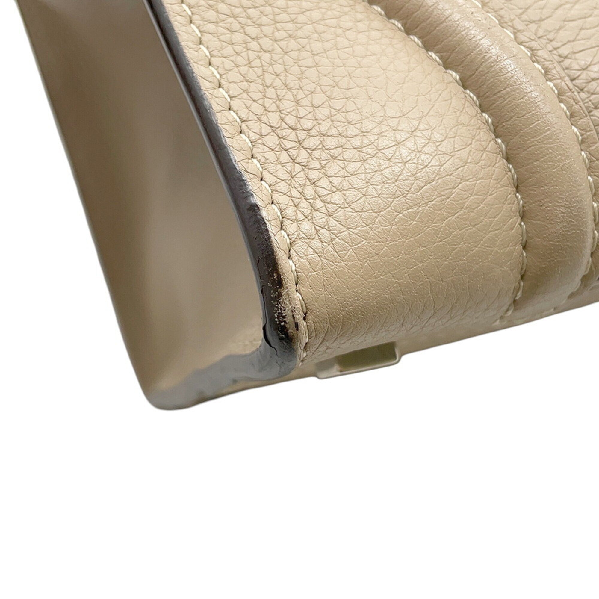 Celine Beige Leather Handbag (Pre-Owned)