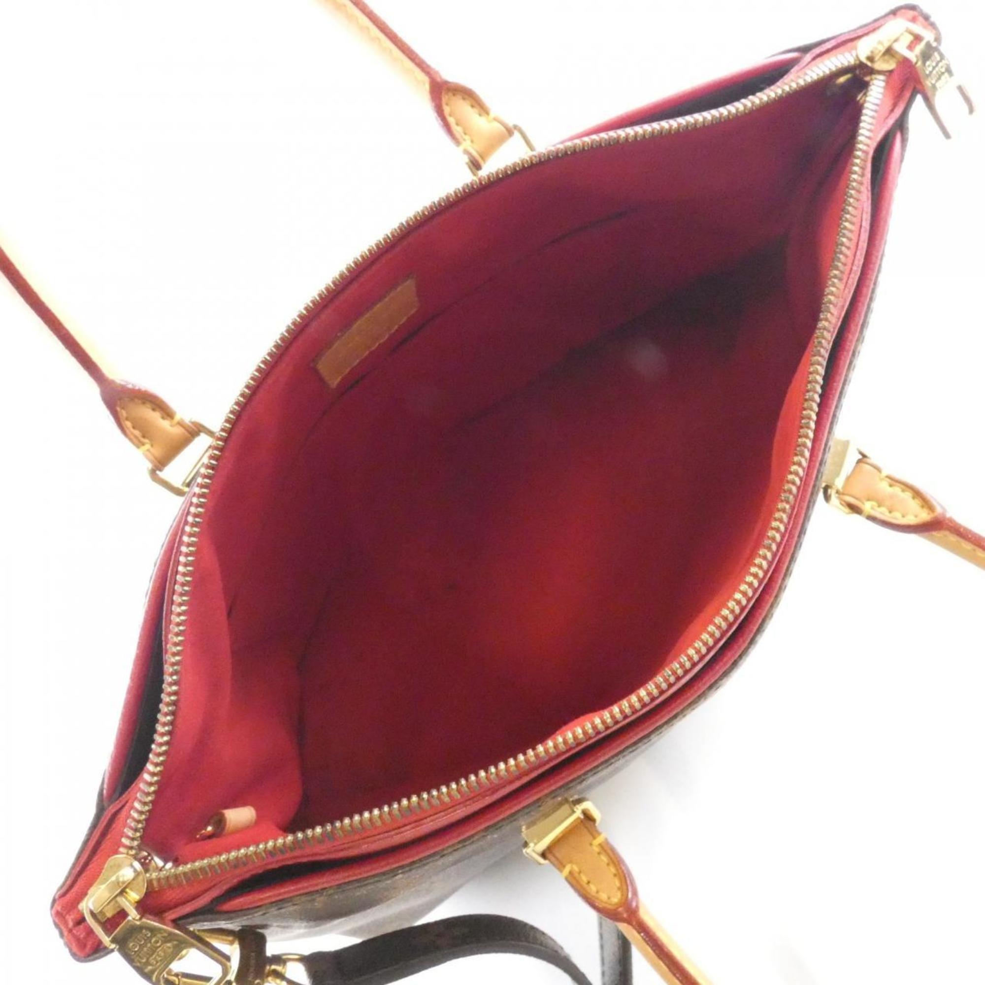 Louis Vuitton Cerise Marron Coated Canvas Handbag (Pre-Owned)