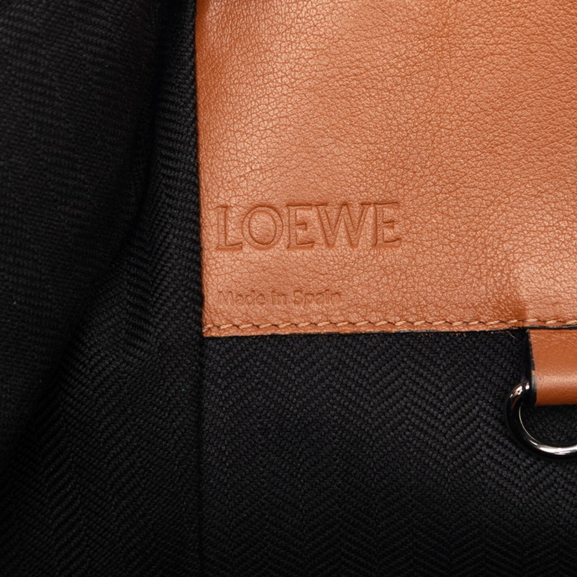 Loewe Brown Leather Handbag Shoulder Bag (Pre-Owned)