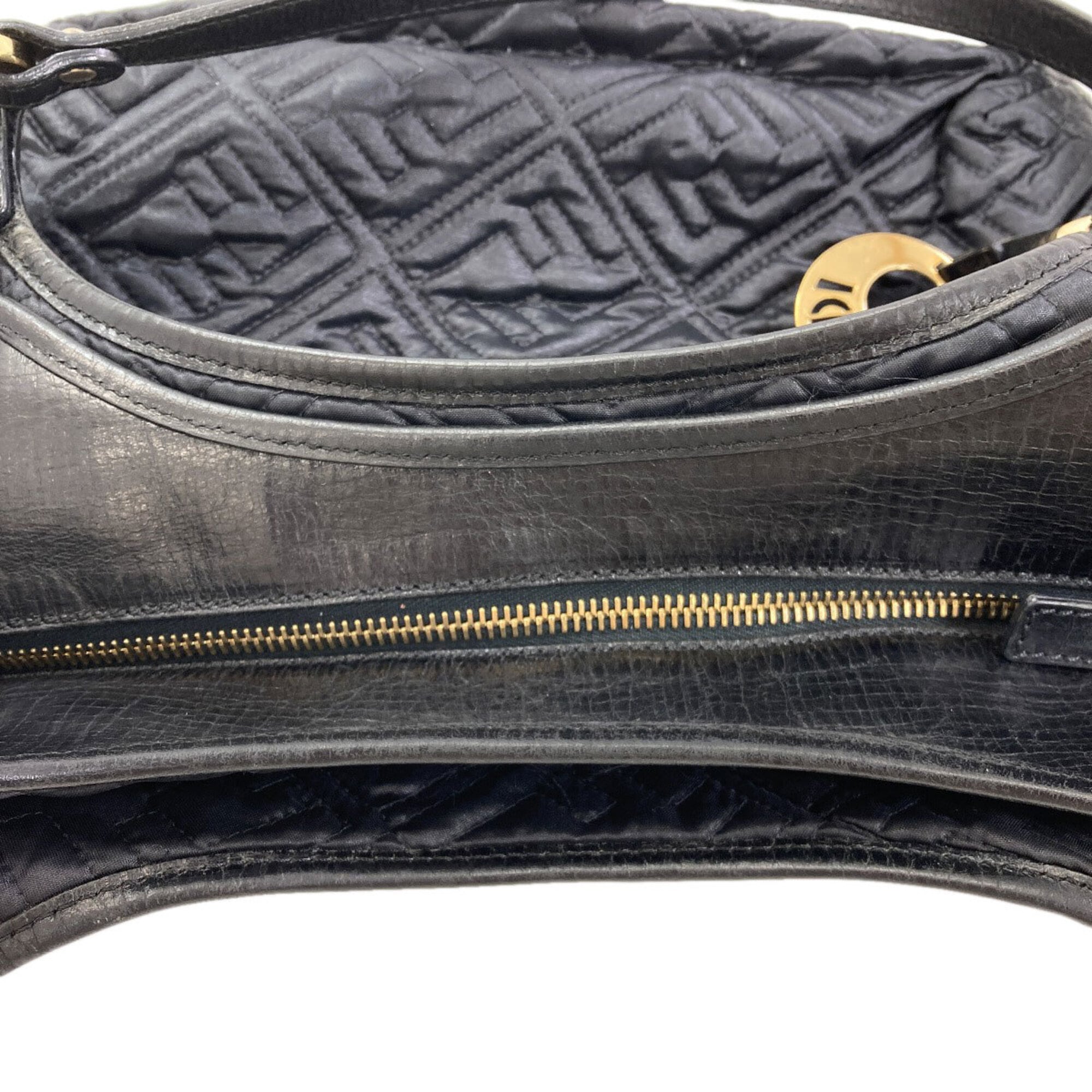 Fendi Zucca Black Nylon Tote Bag (Pre-Owned)