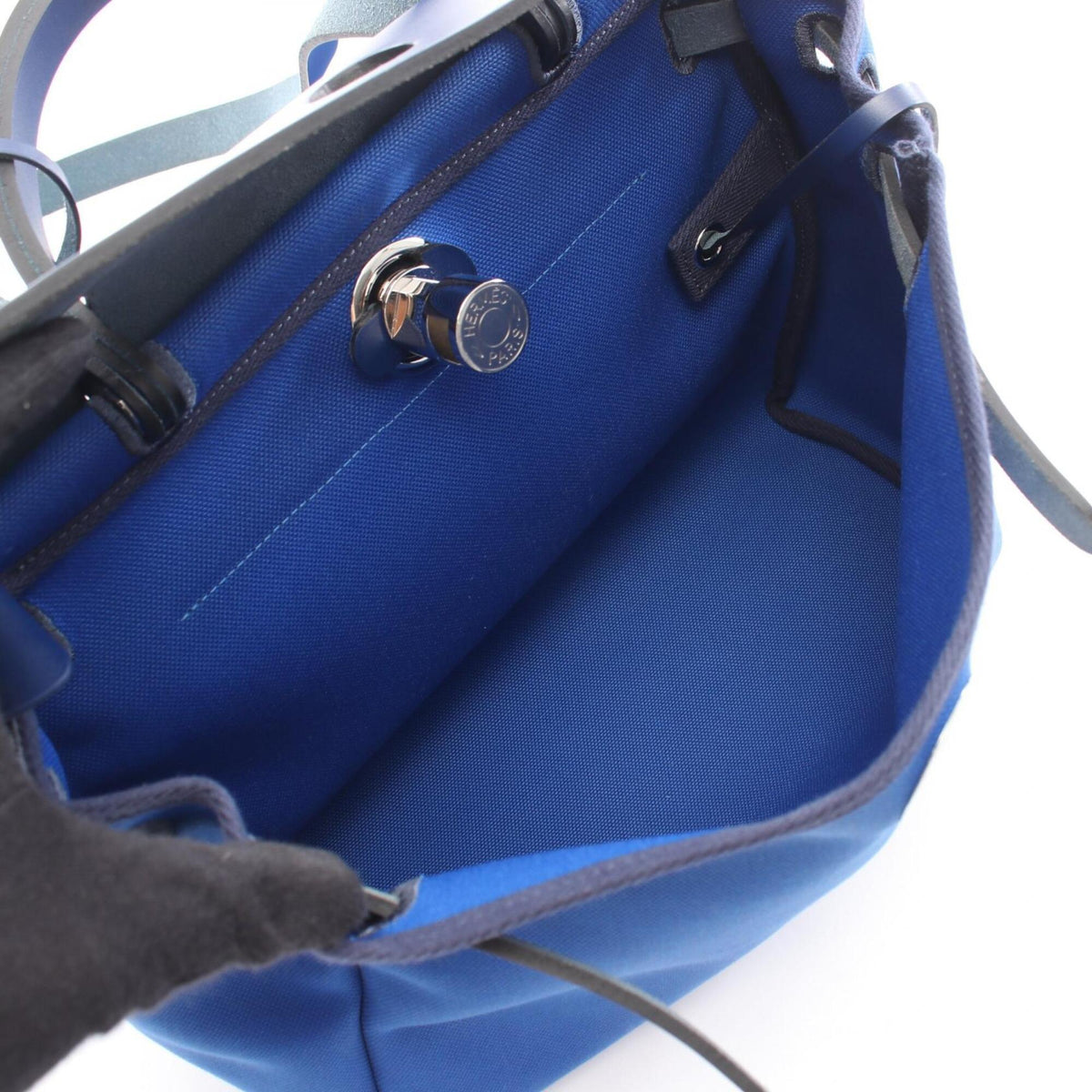 Hermes Blue Navy Handbag Pouch (Pre-Owned)