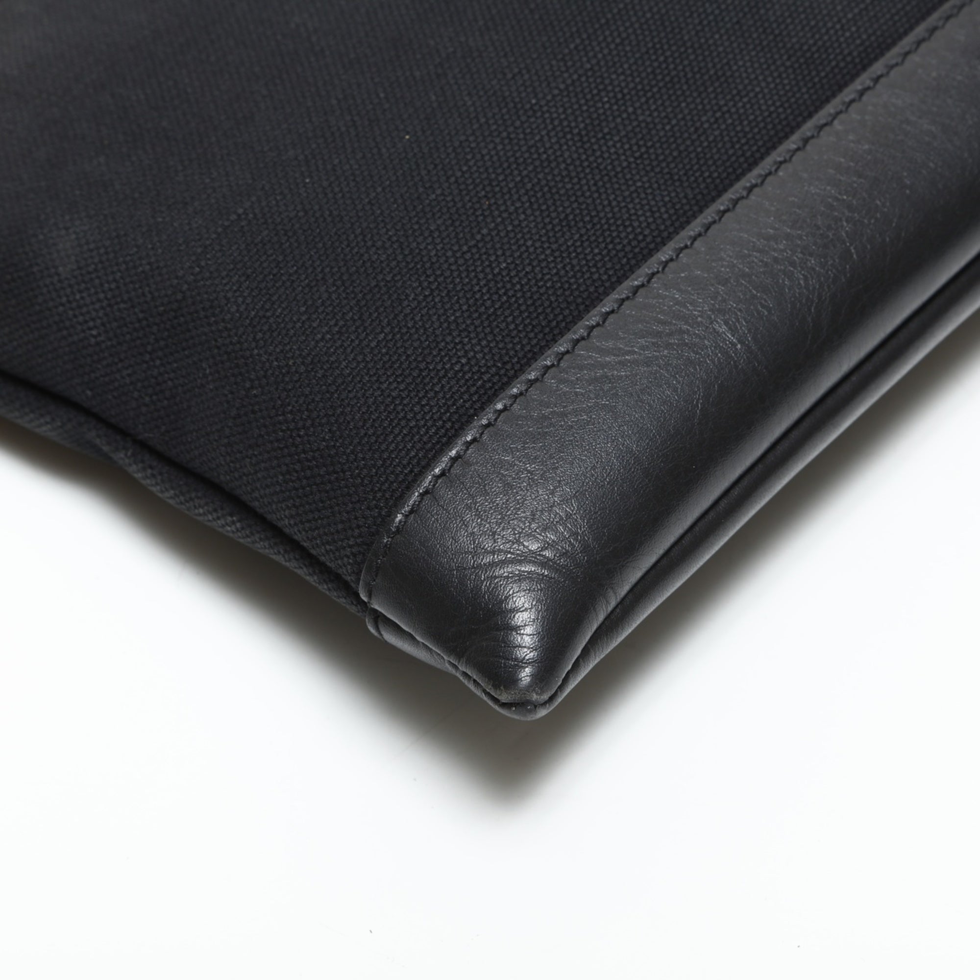 Balenciaga Black Canvas Clutch Bag (Pre-Owned)