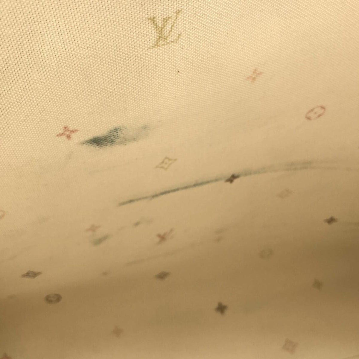 Louis Vuitton Khaki Multi-Color Coated Canvas Handbag (Pre-Owned)