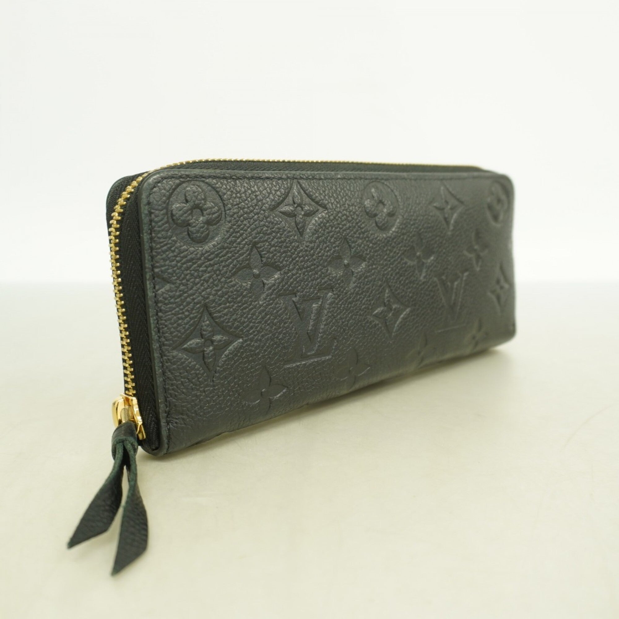 Louis Vuitton Noir Long Wallet (Bi-Fold) (Pre-Owned)