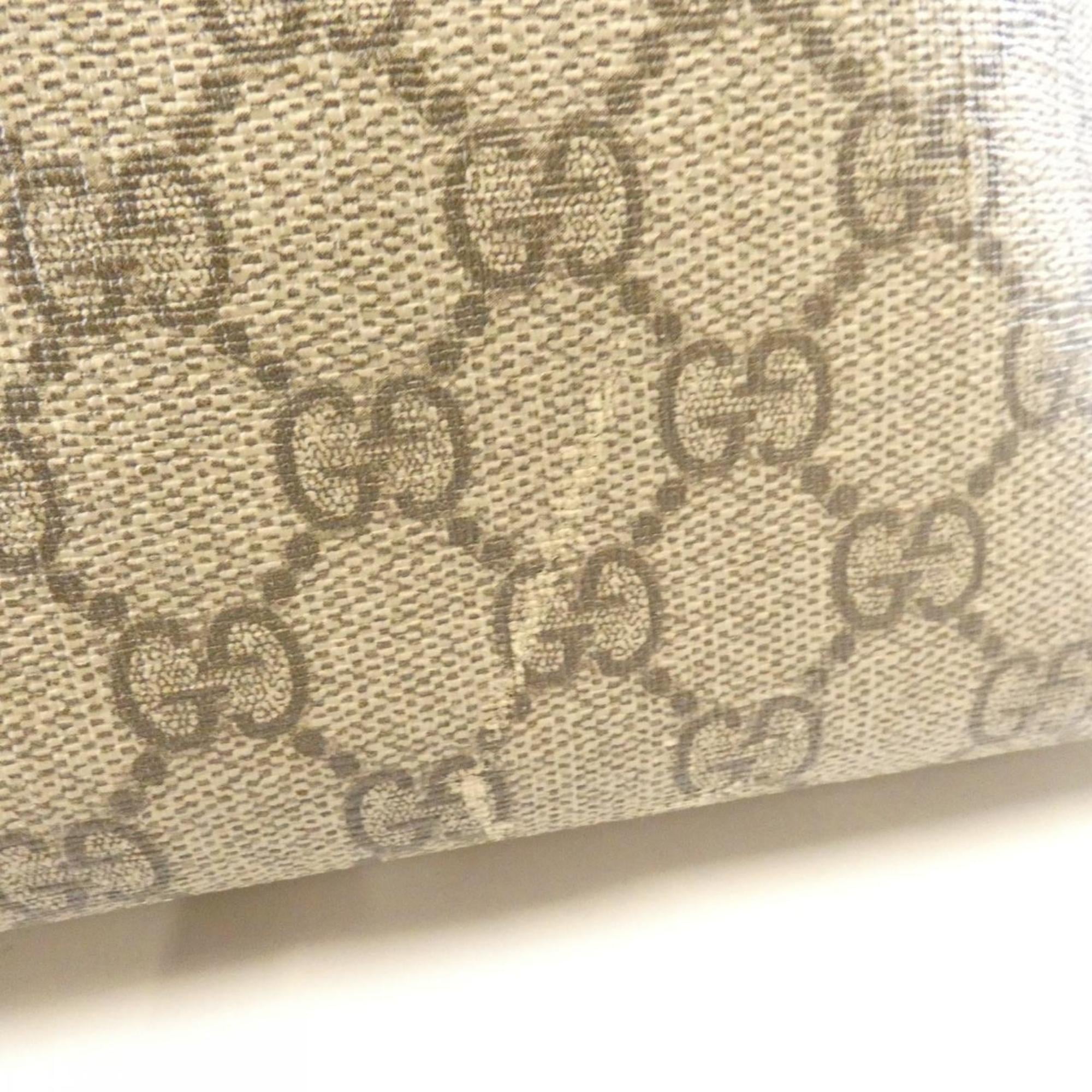 Gucci Beige Brown Gg Supreme Handbag (Pre-Owned)