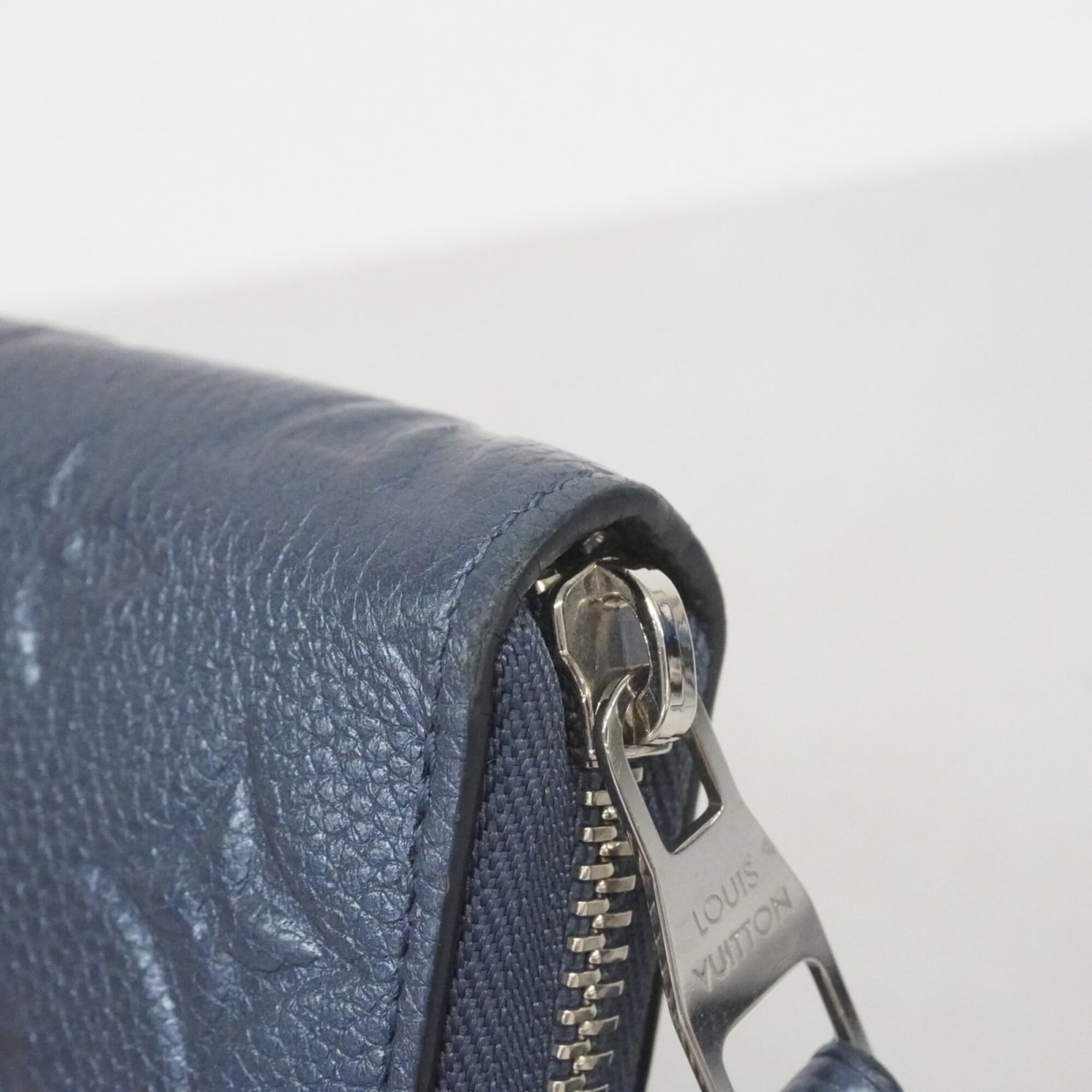 Louis Vuitton Metallic Blue Long Wallet (Bi-Fold) (Pre-Owned)