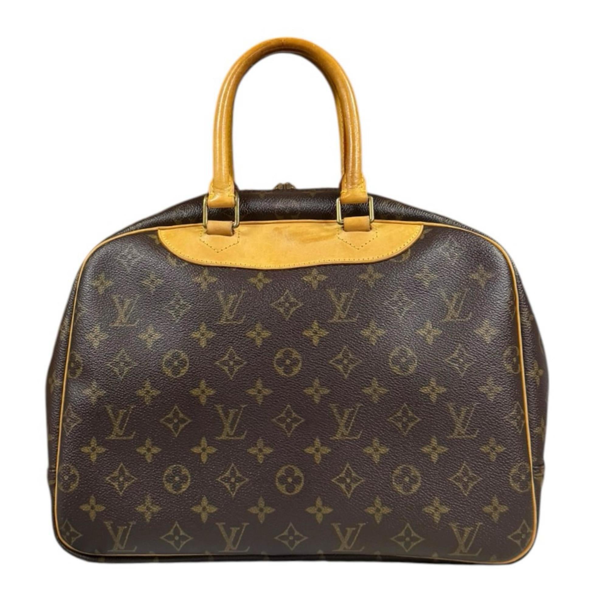 Louis Vuitton Brown Monogram Canvas Handbag (Pre-Owned)