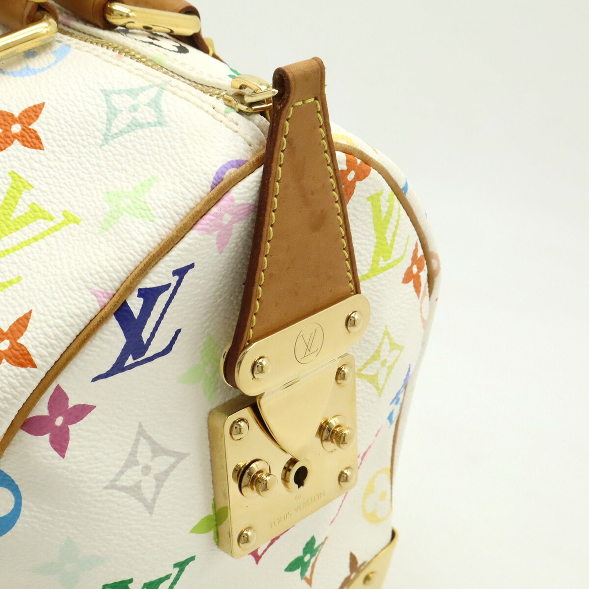 Louis Vuitton Blanc Monogram Multi-Color White Monogram Multicolore Handbag (Pre-Owned)