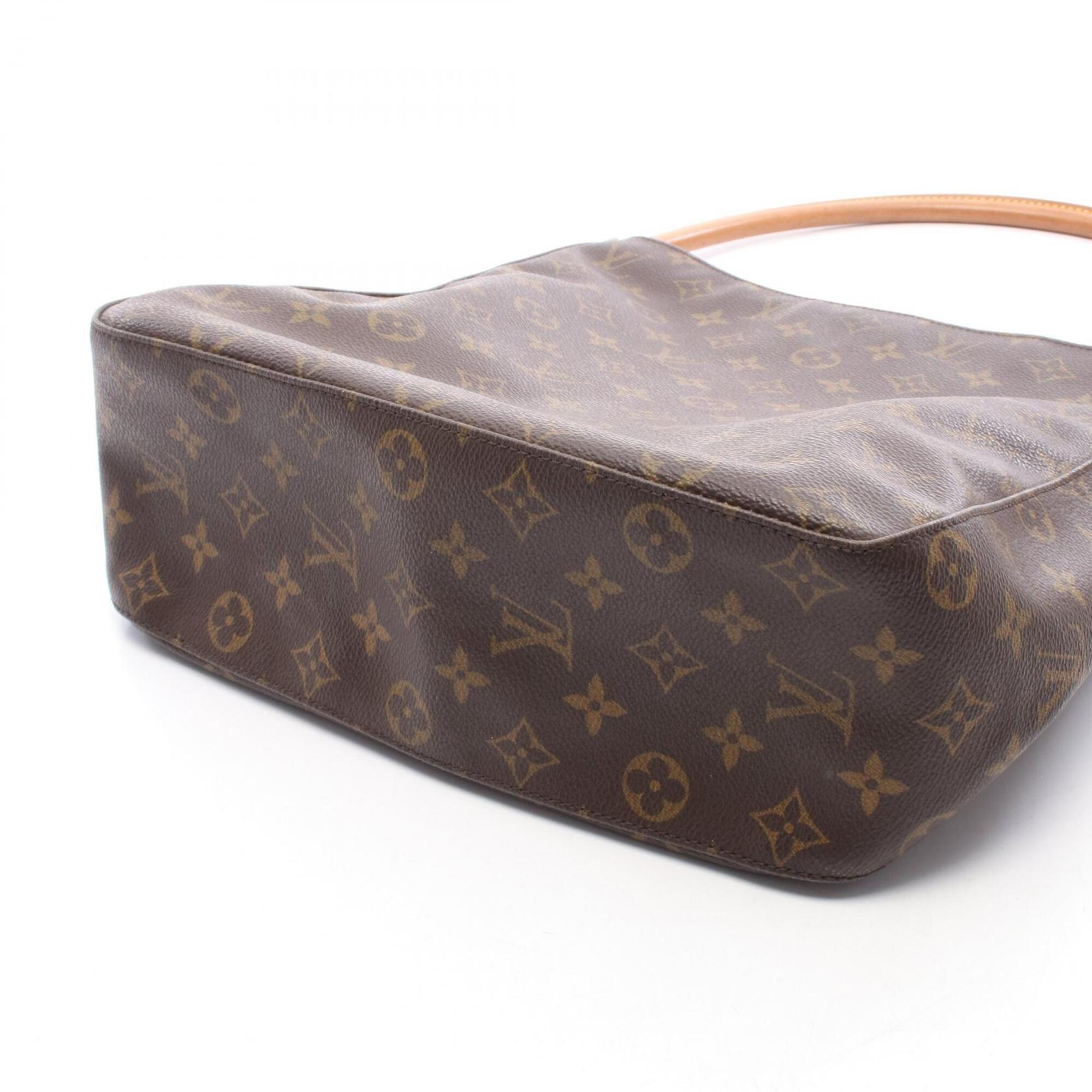 Louis Vuitton Brown Pvc Leather Handbag Shoulder Bag (Pre-Owned)