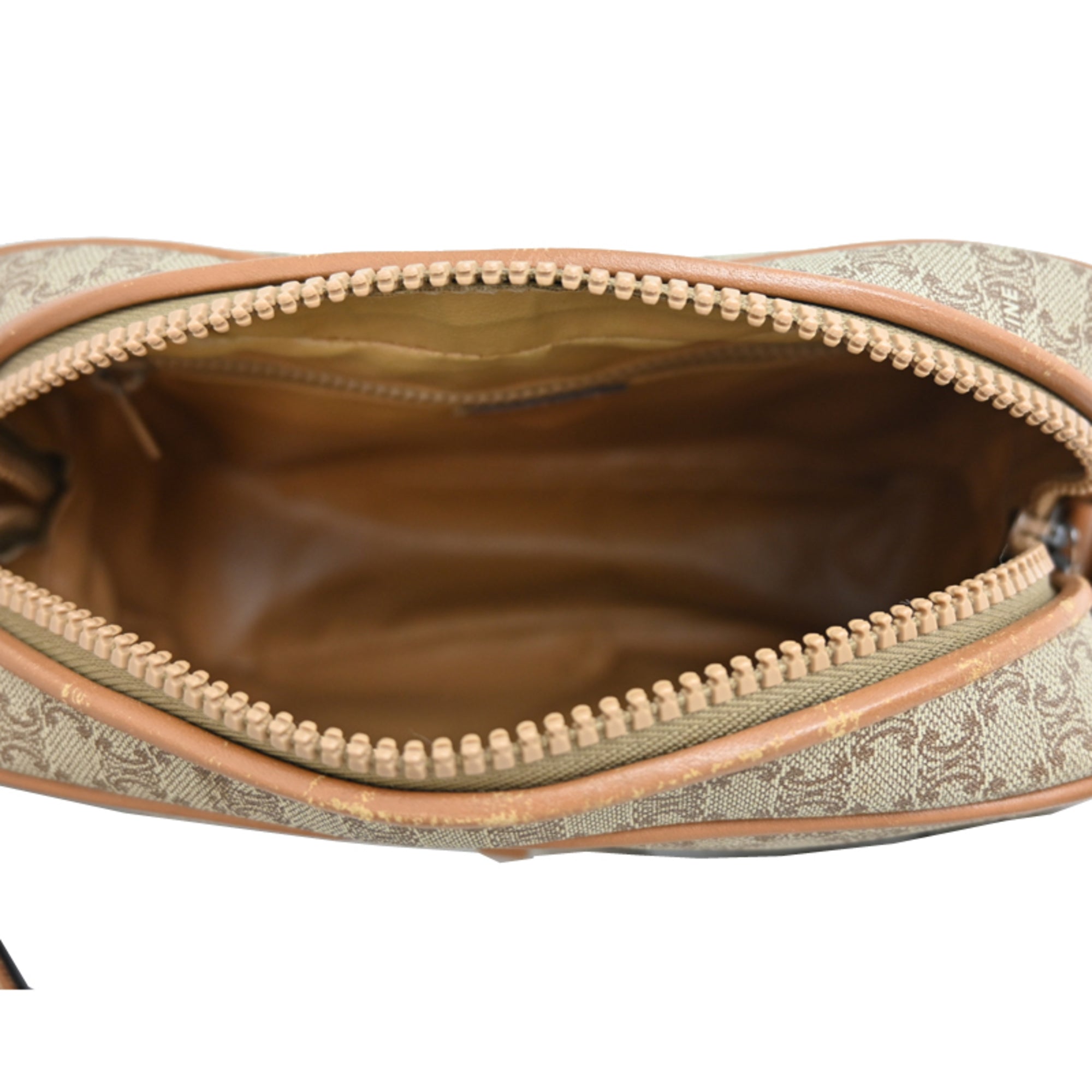 Celine Beige Coated Canvas Shoulder Bag (Pre-Owned)