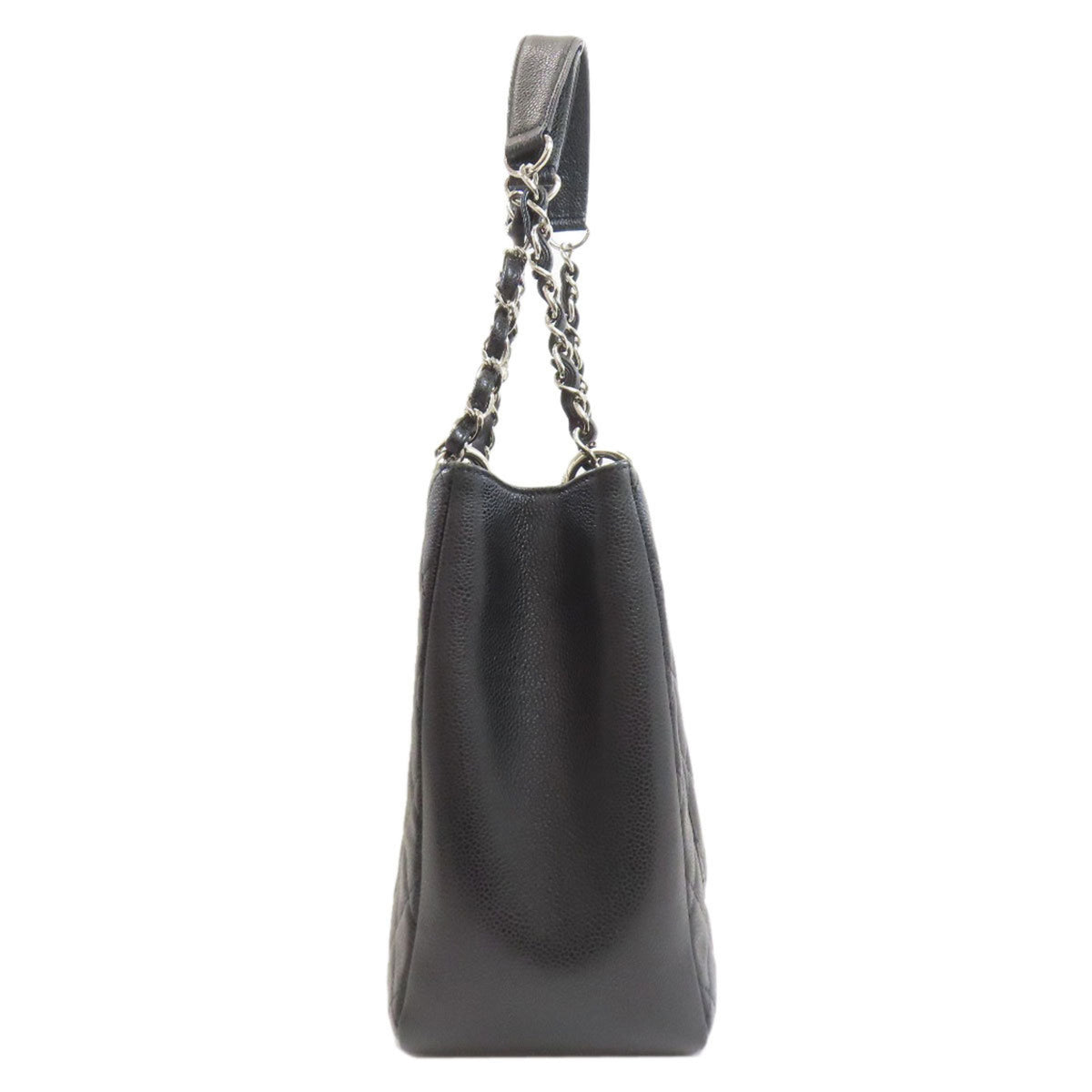 Chanel Black Leather Tote Bag (Pre-Owned)