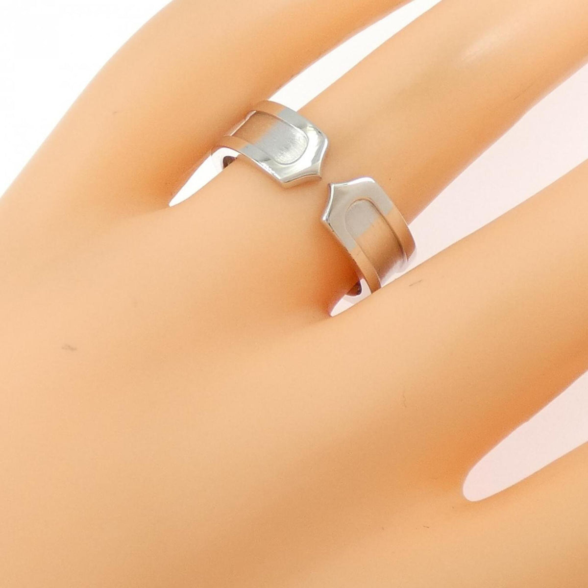 Cartier White Gold White Gold (18K) Band Ring (Pre-Owned)
