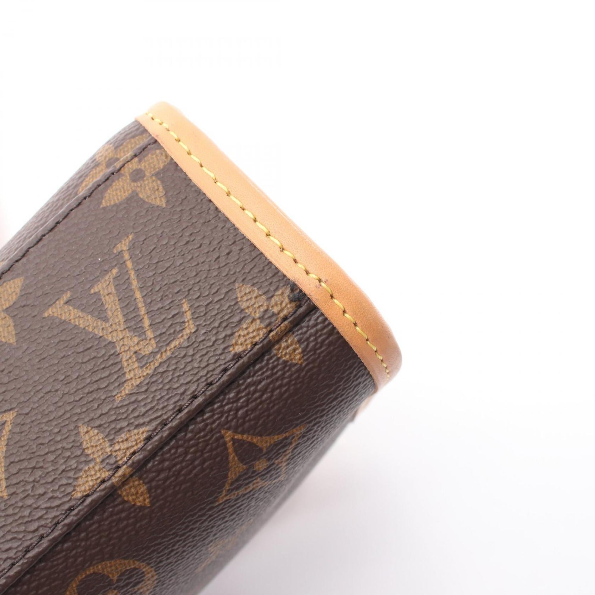 Louis Vuitton Brown Monogram Leather Handbag (Pre-Owned)