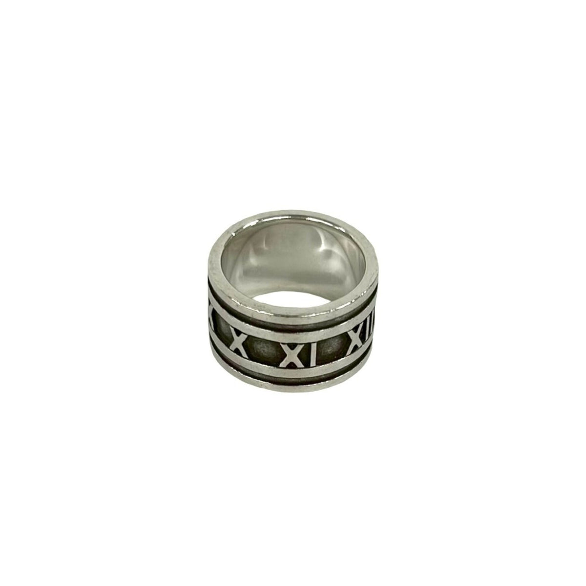 Tiffany Silver Silver 925 Band Ring (Pre-Owned)