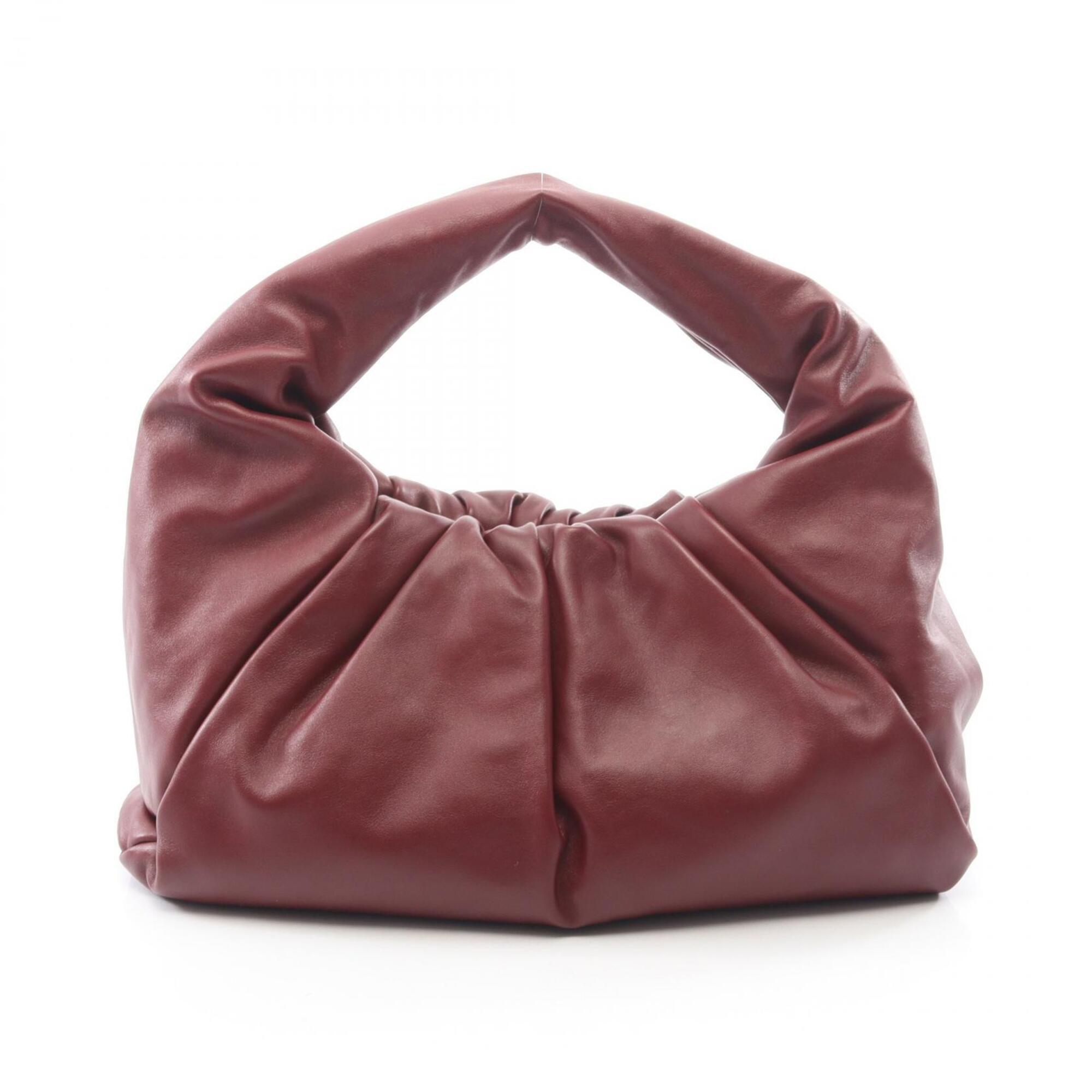 Bottega Veneta Bordeaux Leather Handbag (Pre-Owned)