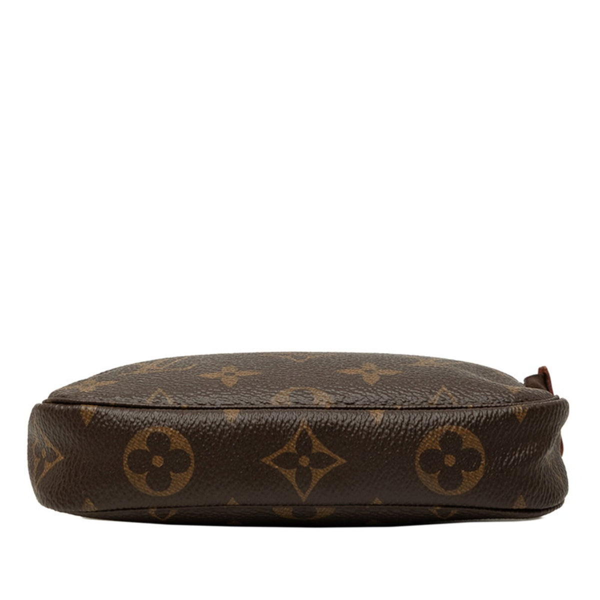 Louis Vuitton Brown Pvc Leather Handbag Pochette Pouch (Pre-Owned)