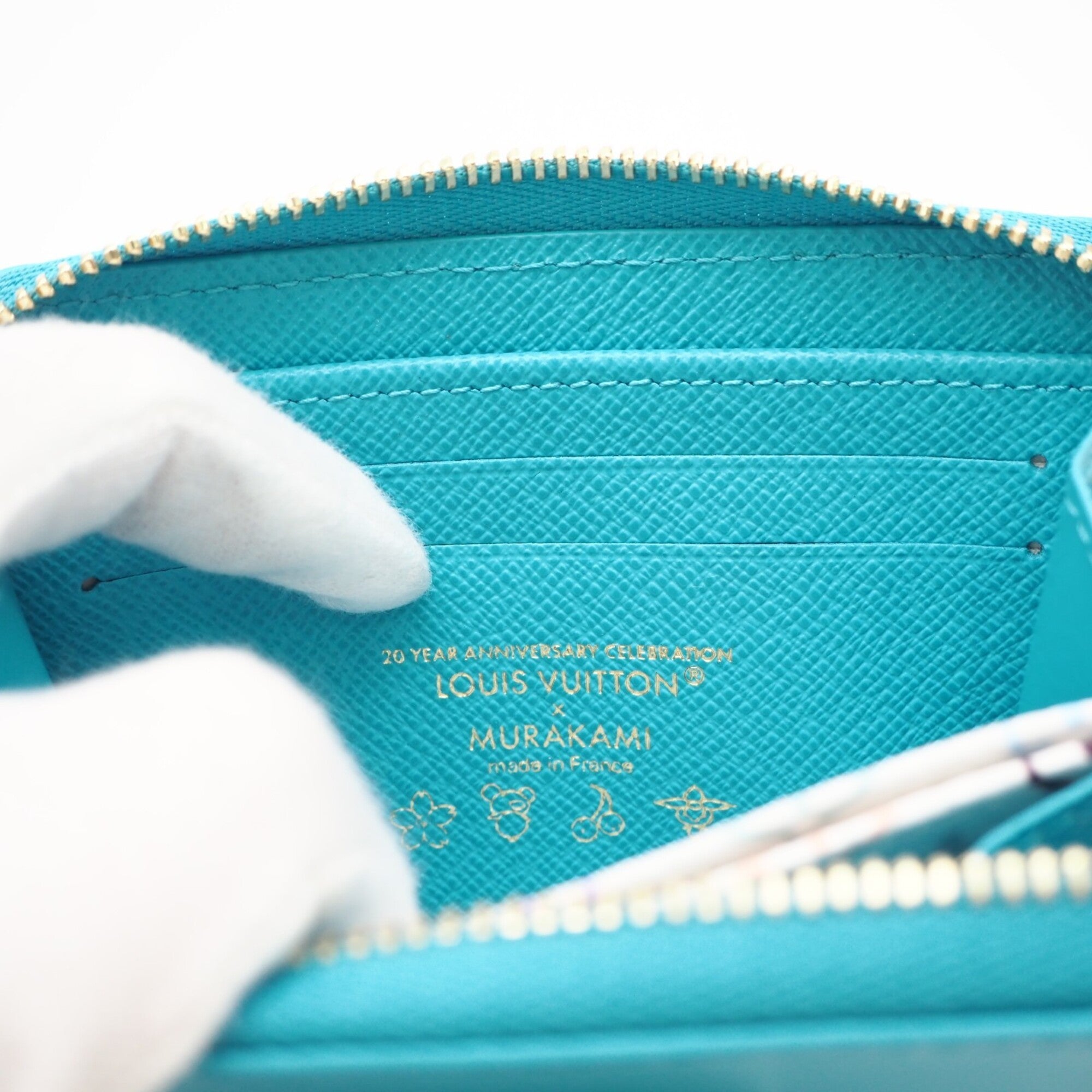 Louis Vuitton Epi Blue Epi Leather Coin Purse/Coin Case (Pre-Owned)
