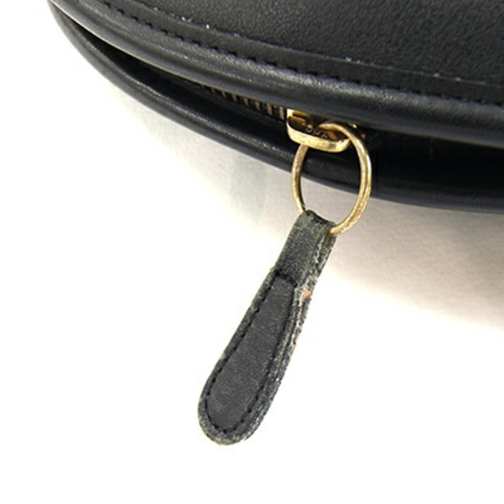 Coach Black Leather Handbag (Pre-Owned)