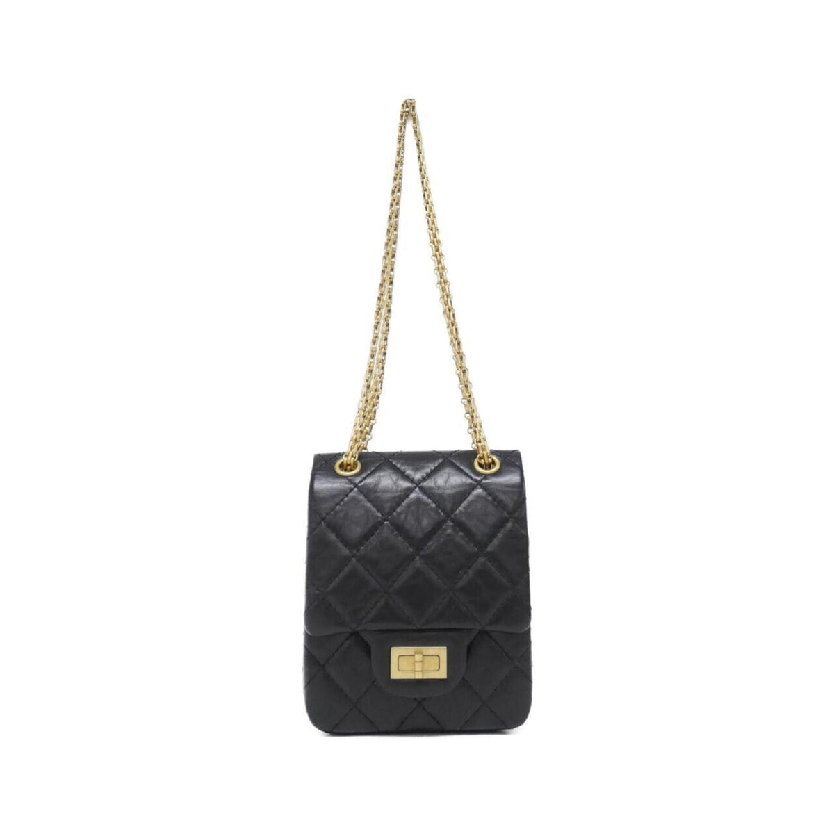 Chanel Black Leather Shoulder Bag (Pre-Owned)