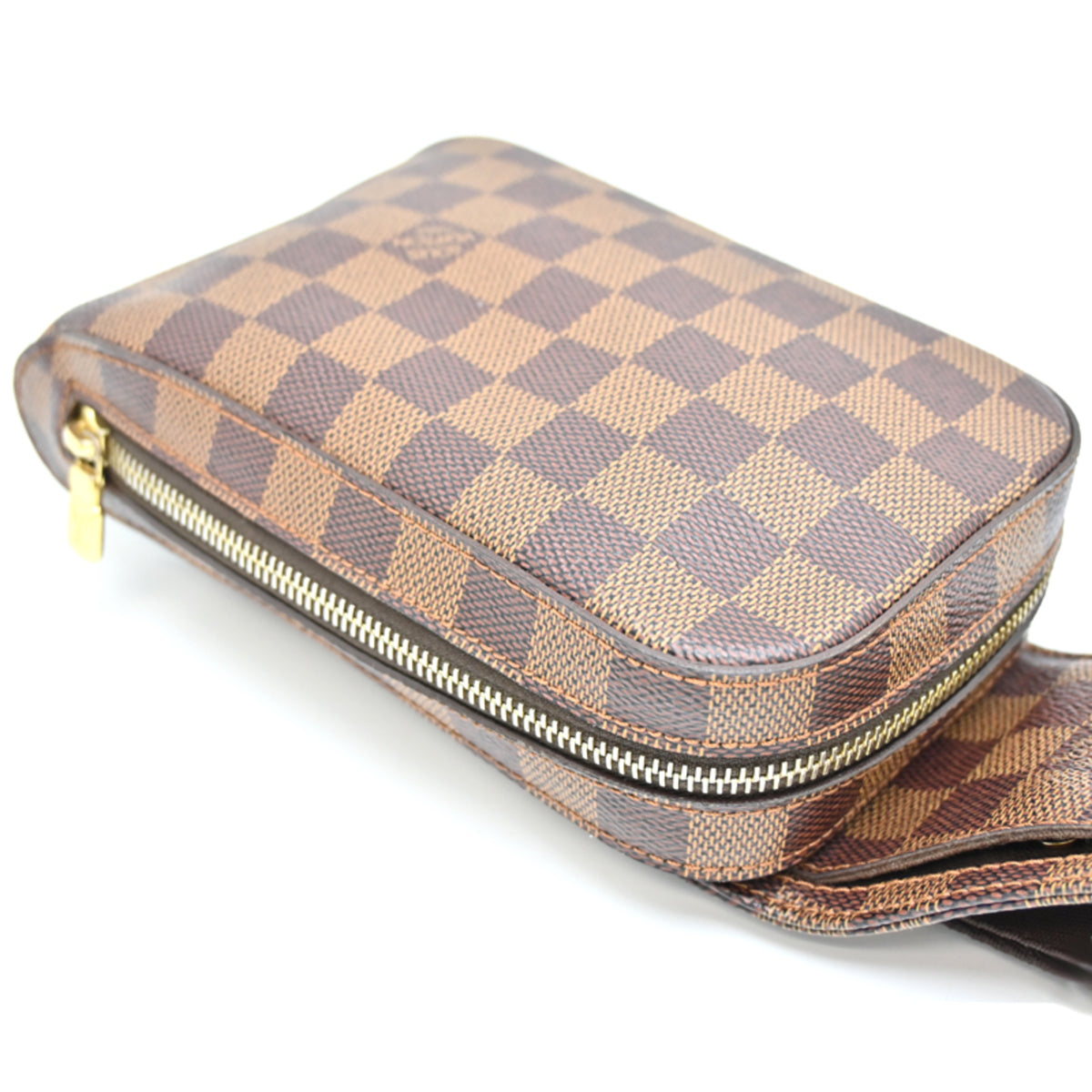 Louis Vuitton Brown Damier Canvas Sling Bag (Pre-Owned)