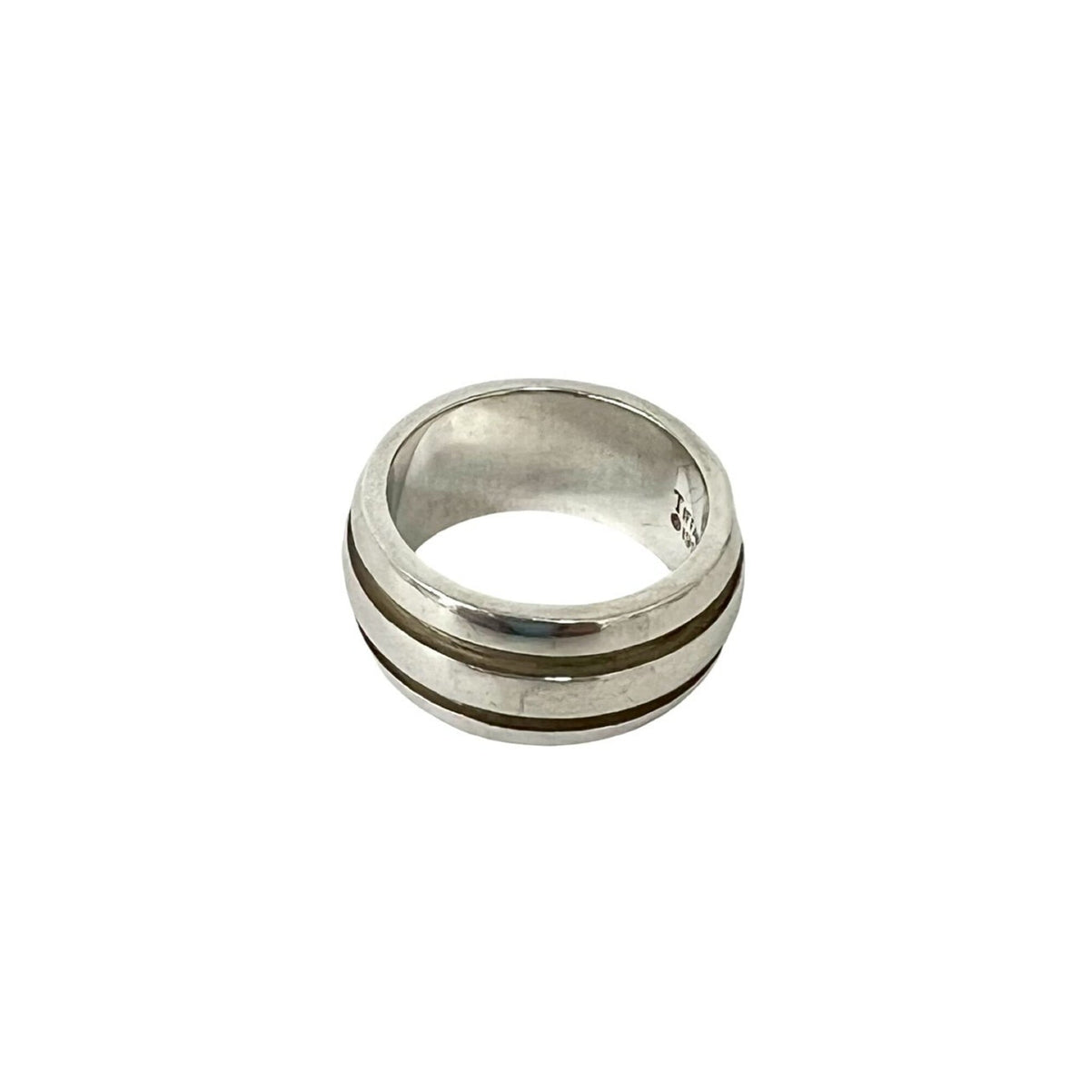 Tiffany Silver Silver 925 Band Ring (Pre-Owned)