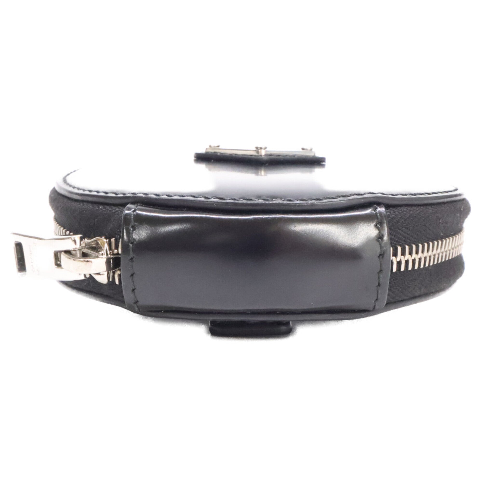 Prada Black Leather Coin Purse/Coin Case (Pre-Owned)